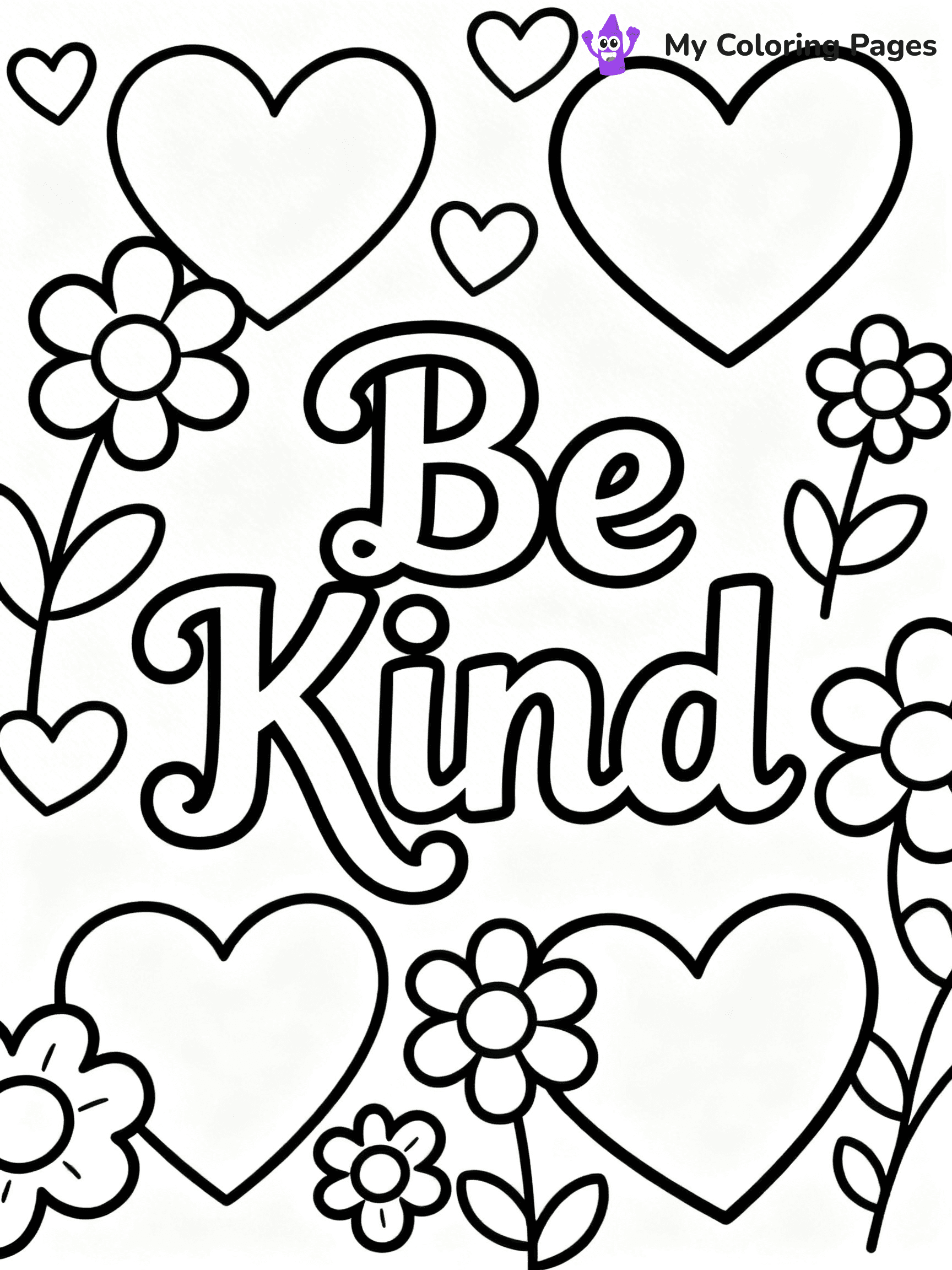 Kindness Coloring Pages - 33