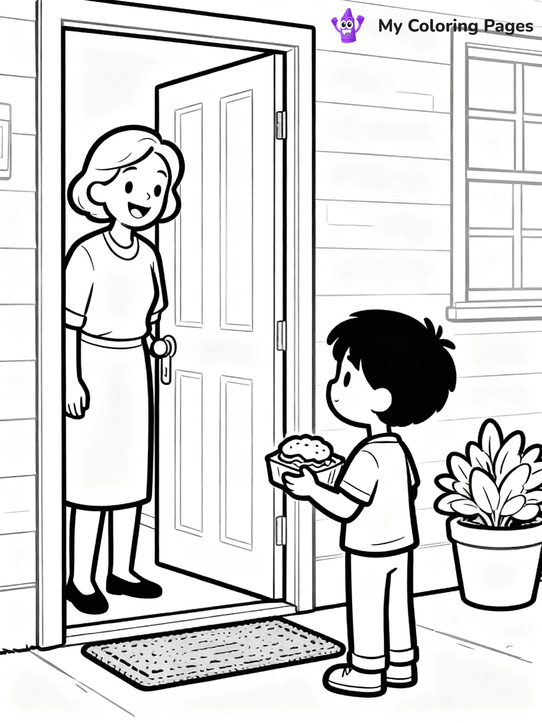 Kindness Coloring Pages - 30