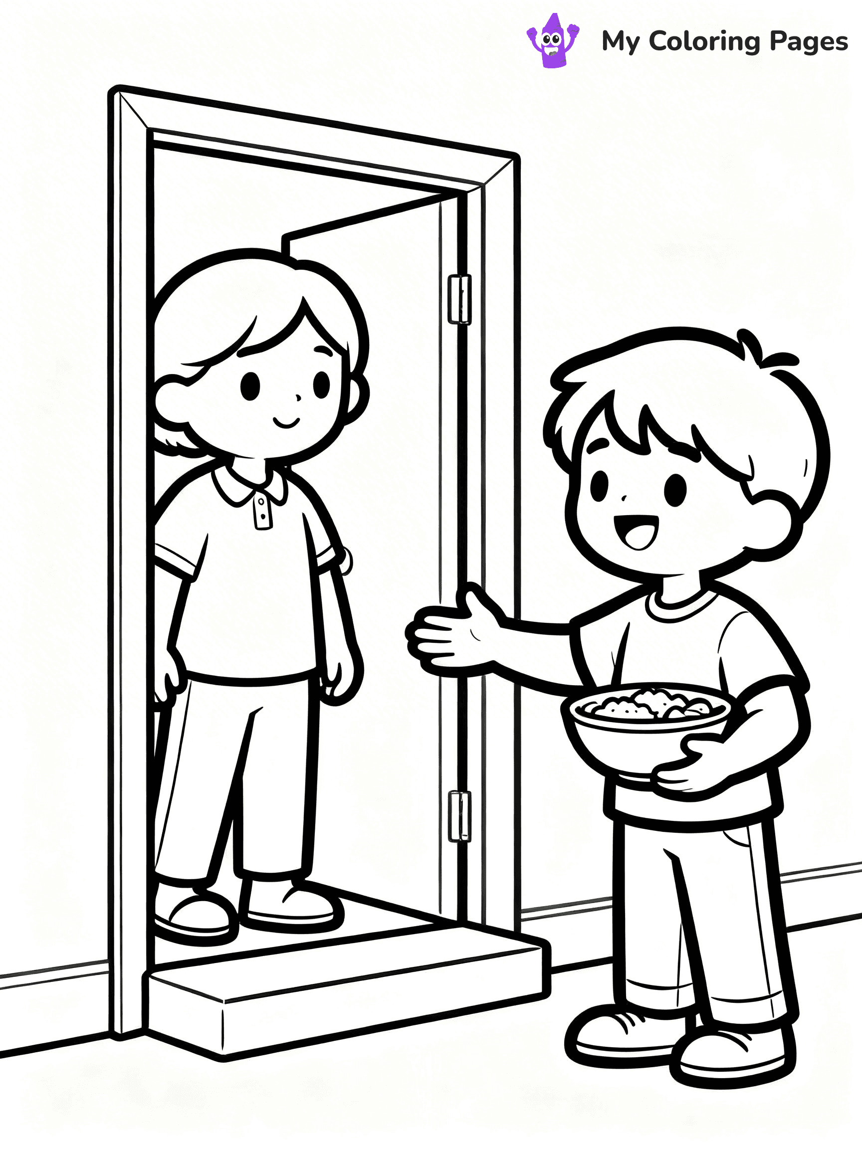 Kindness Coloring Pages - 26