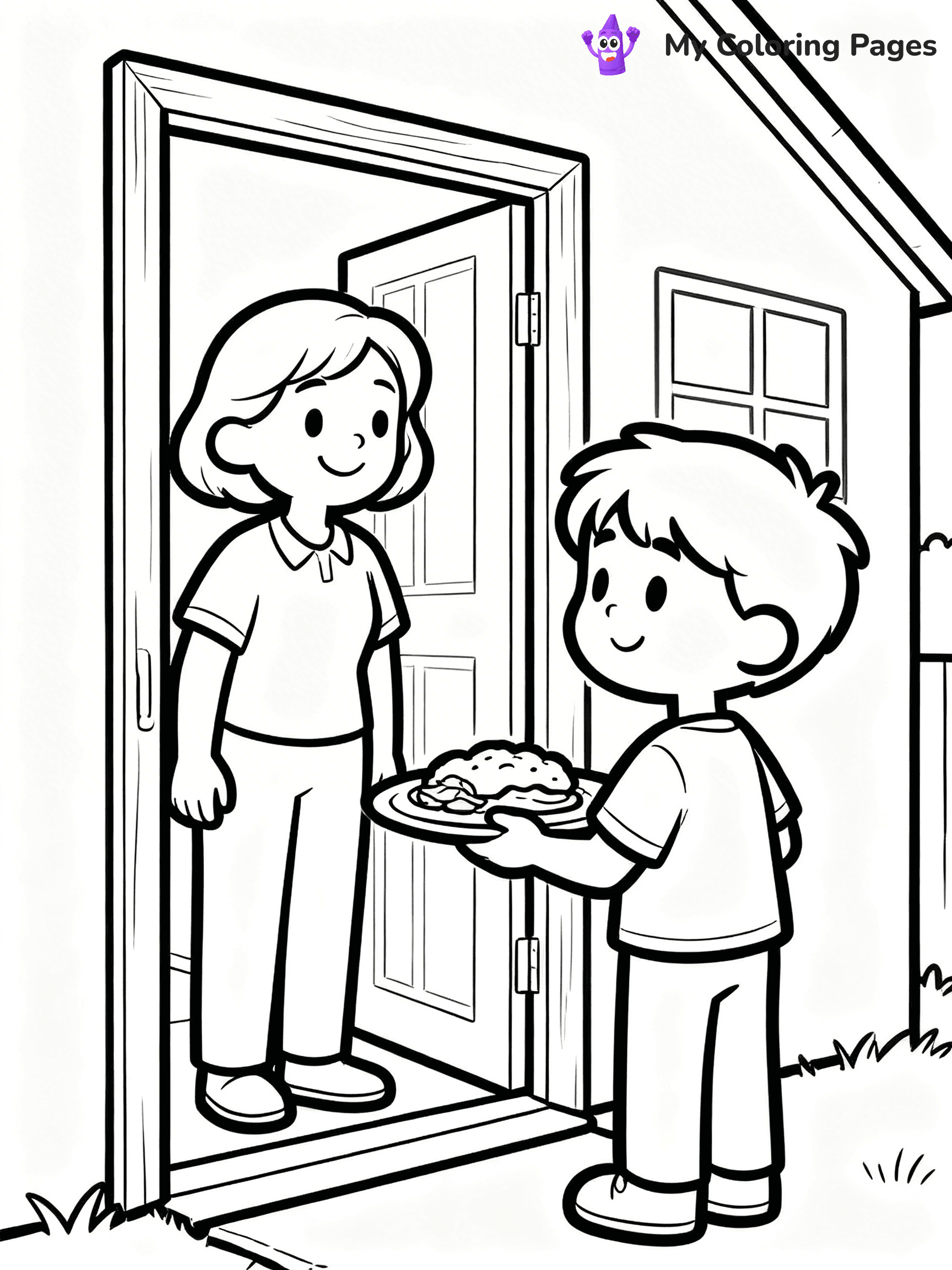 Kindness Coloring Pages - 25