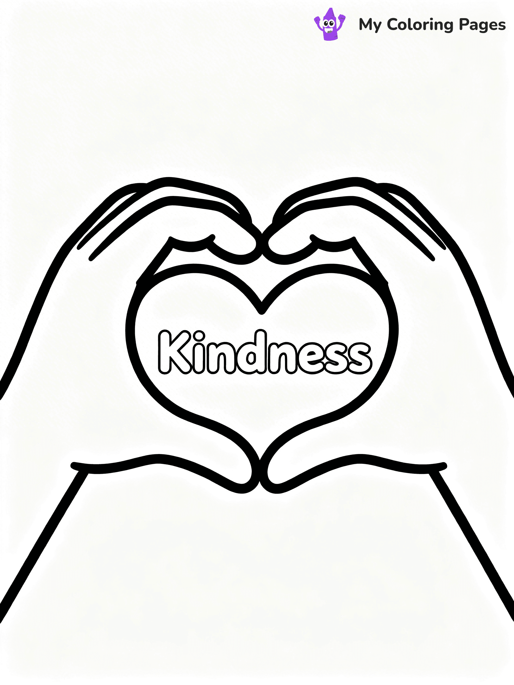 Kindness Coloring Pages - 13