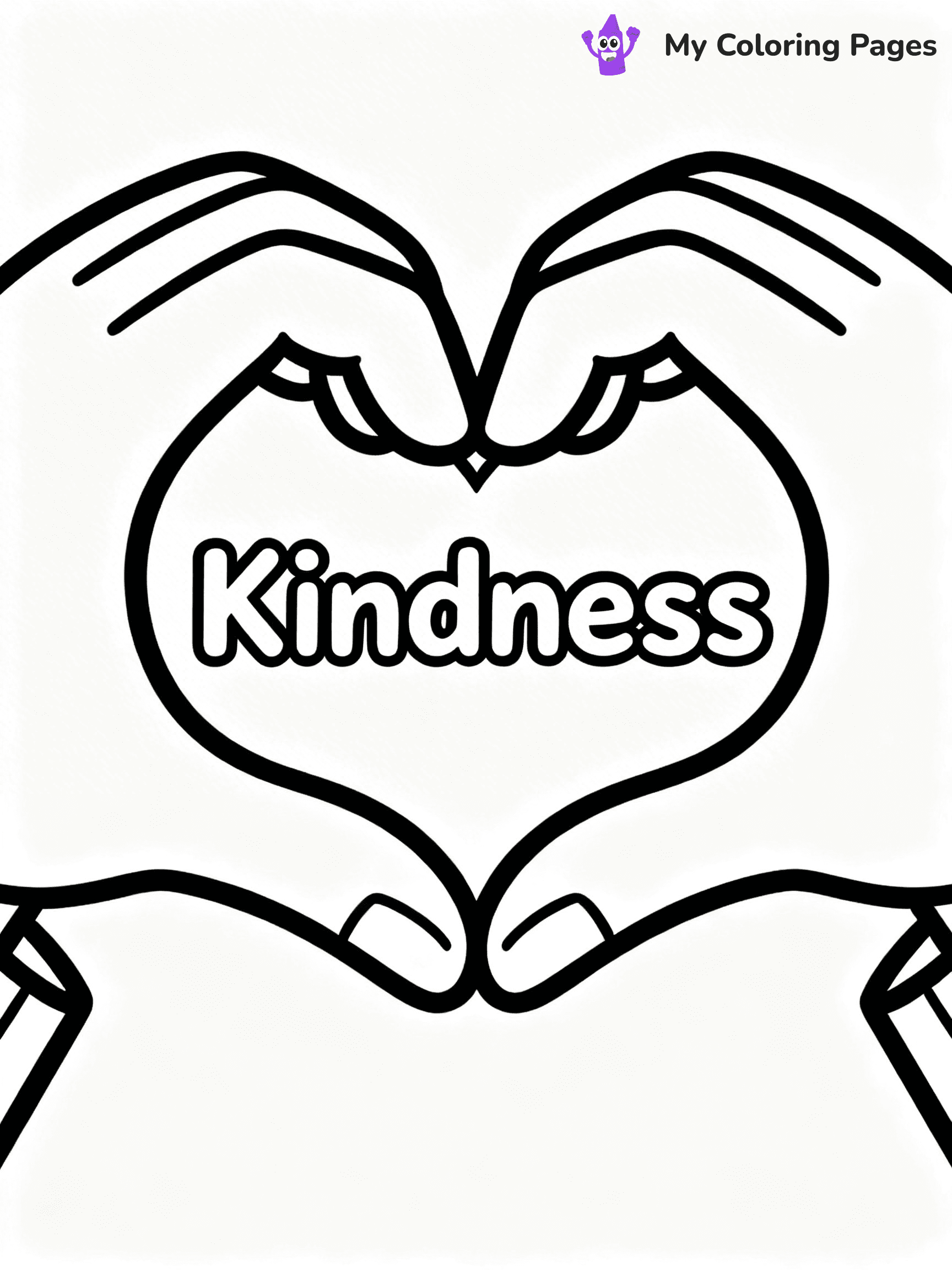 Kindness Coloring Pages - 12