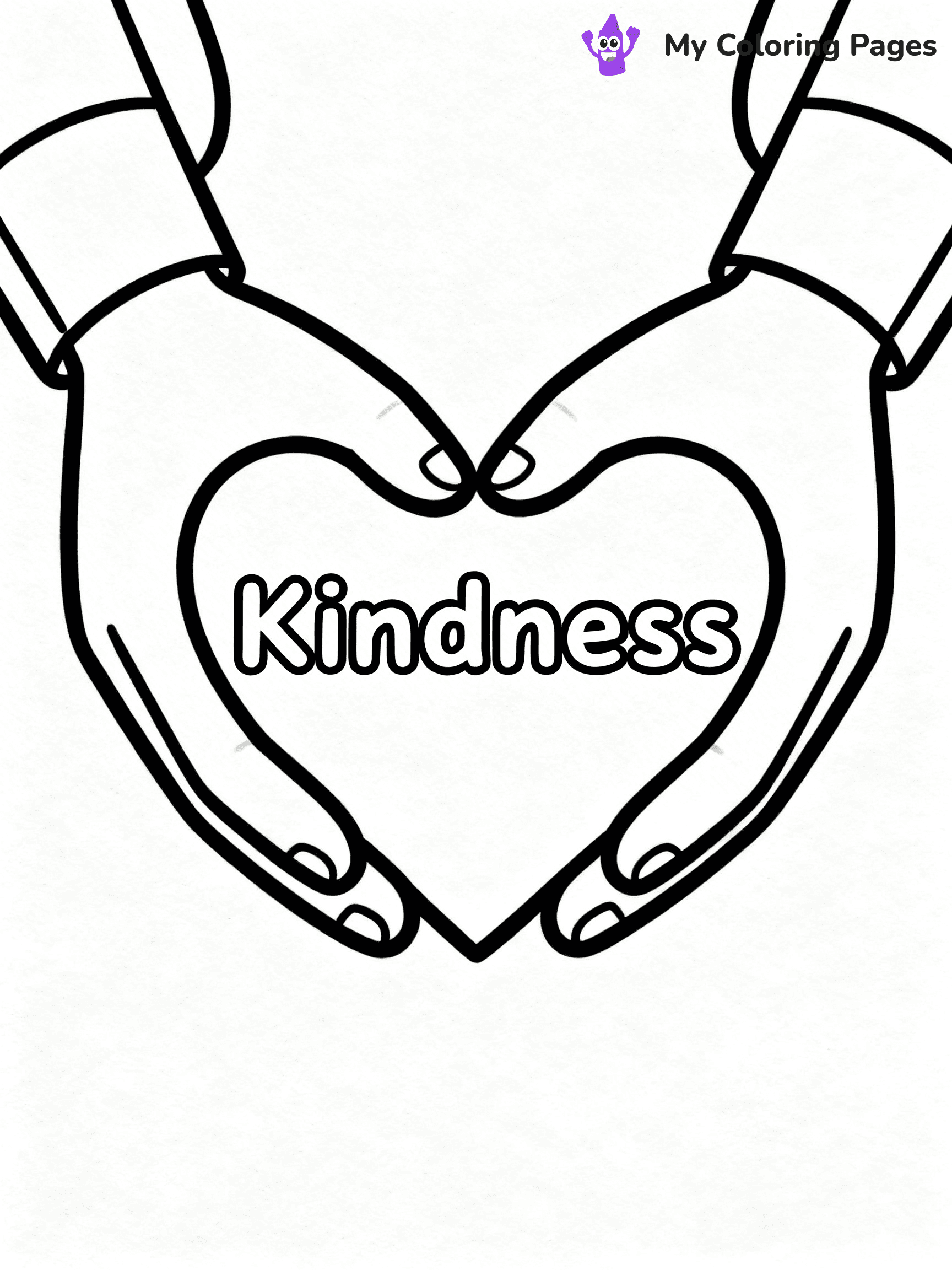 Kindness Coloring Pages - 11