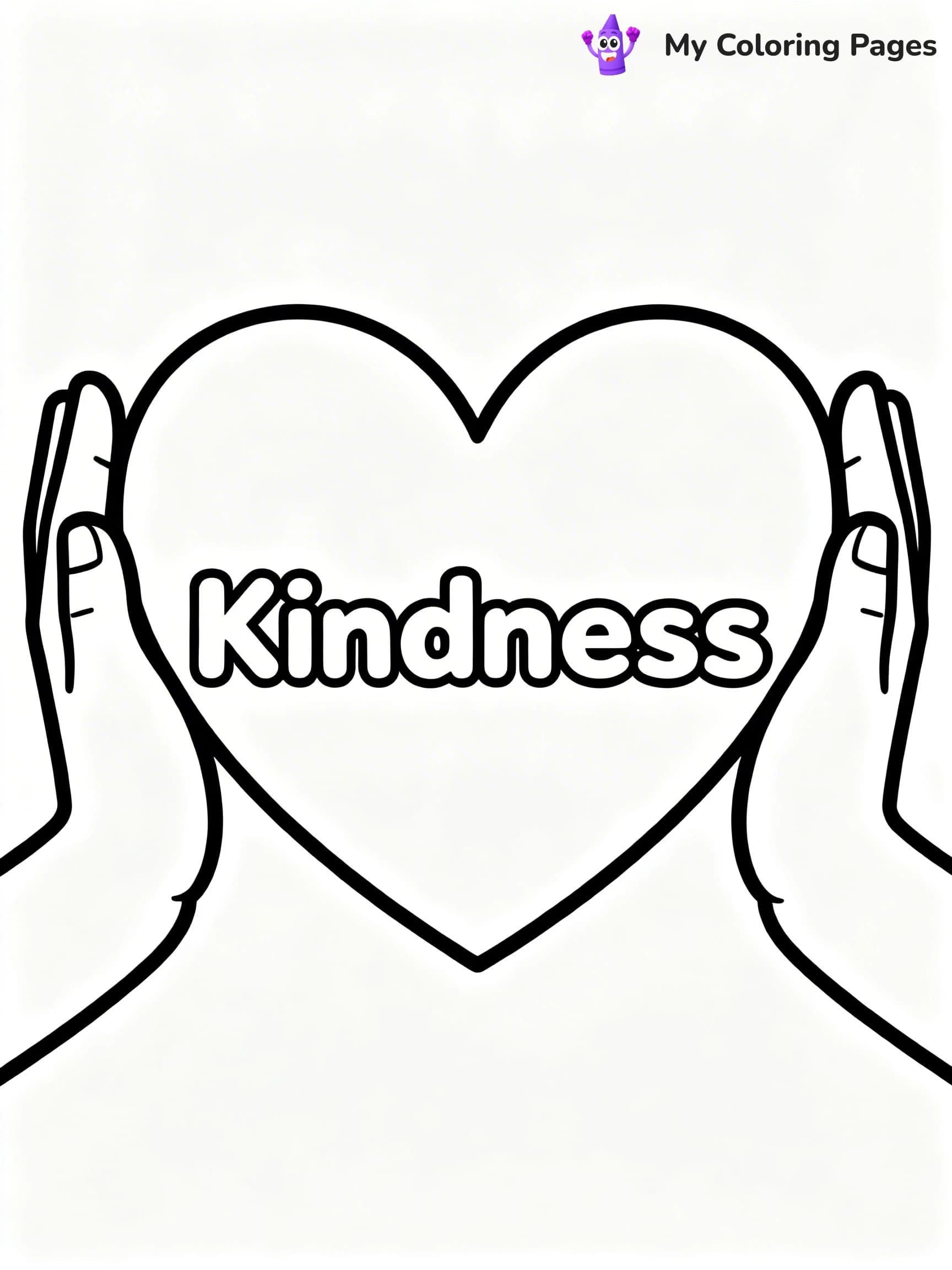 Kindness Coloring Pages - 10