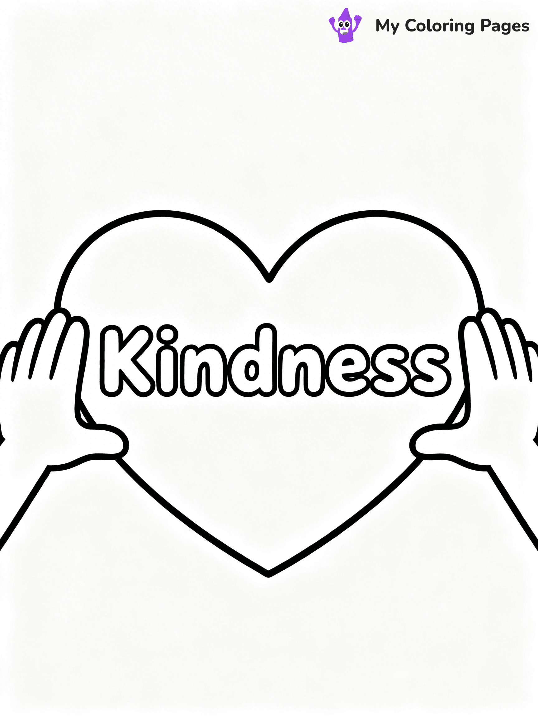 Kindness Coloring Pages - 9