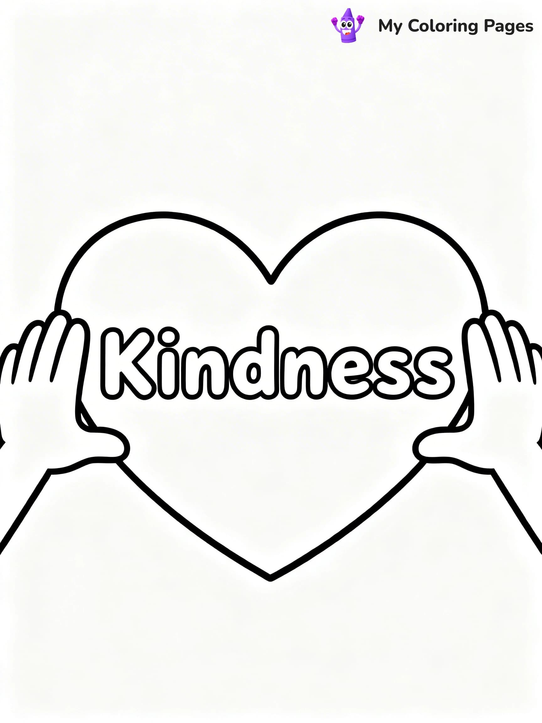 Kindness Coloring Pages - 9