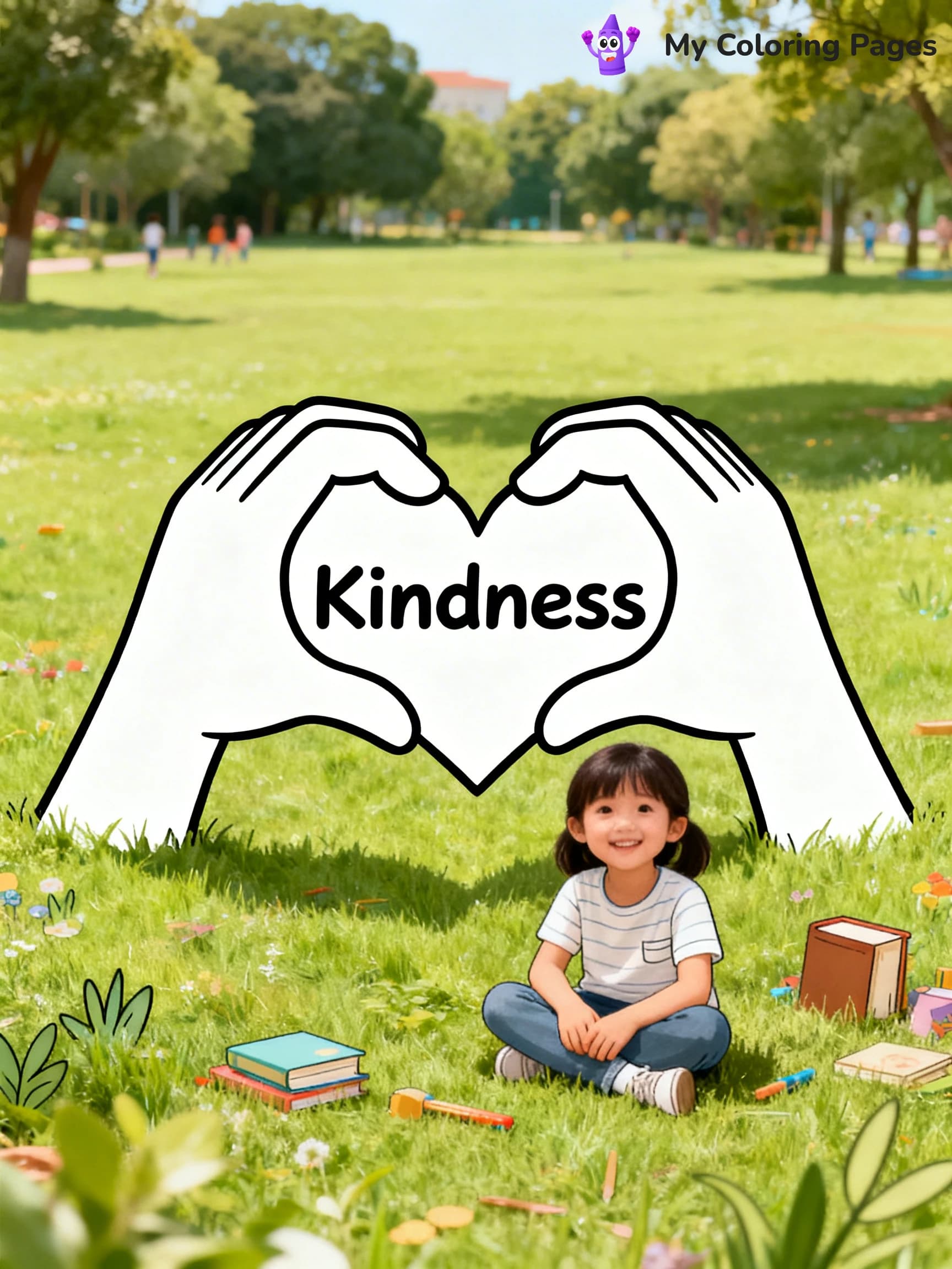 Kindness Coloring Pages - 8