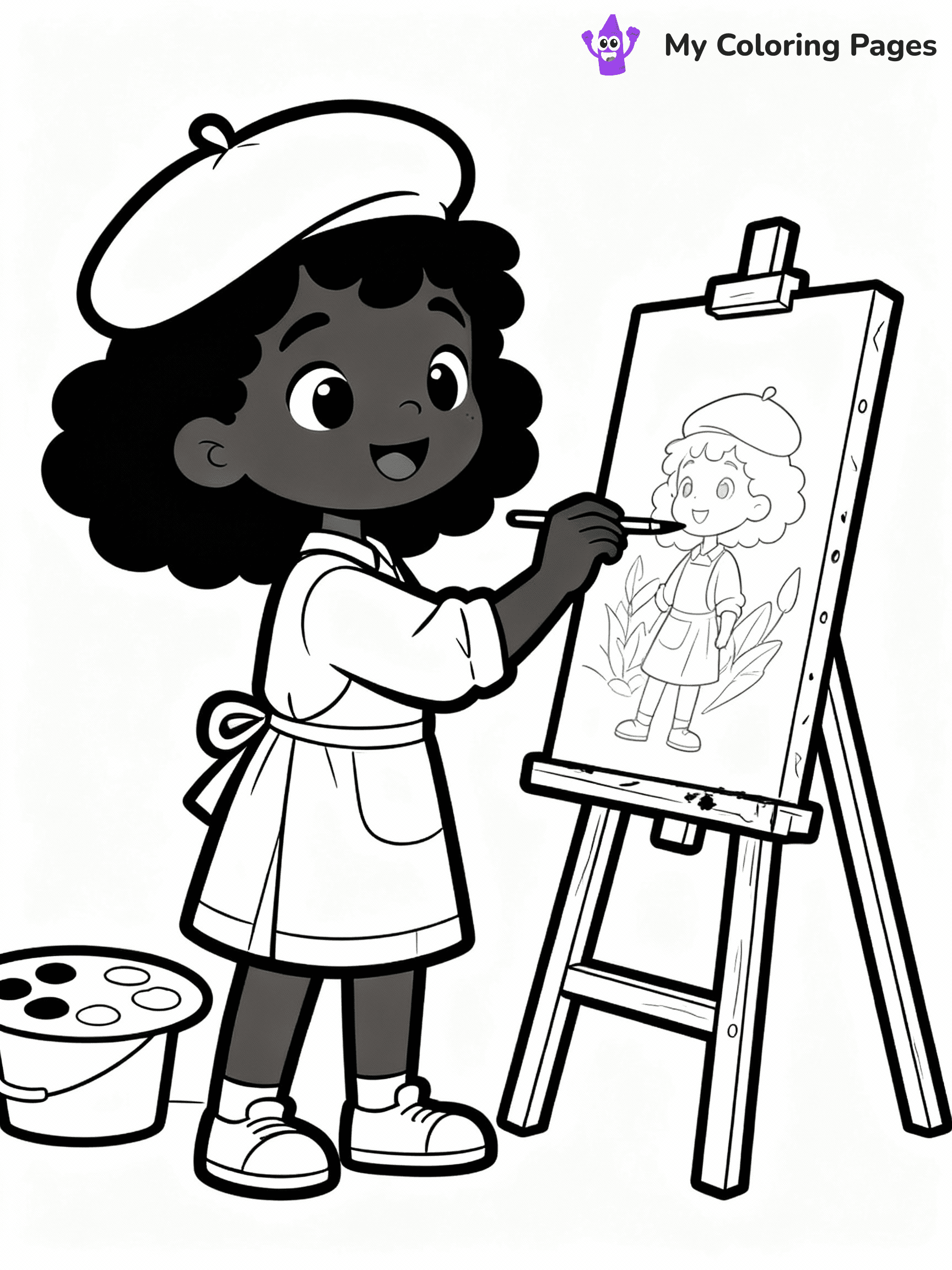 Black Girl Coloring Pages - 38