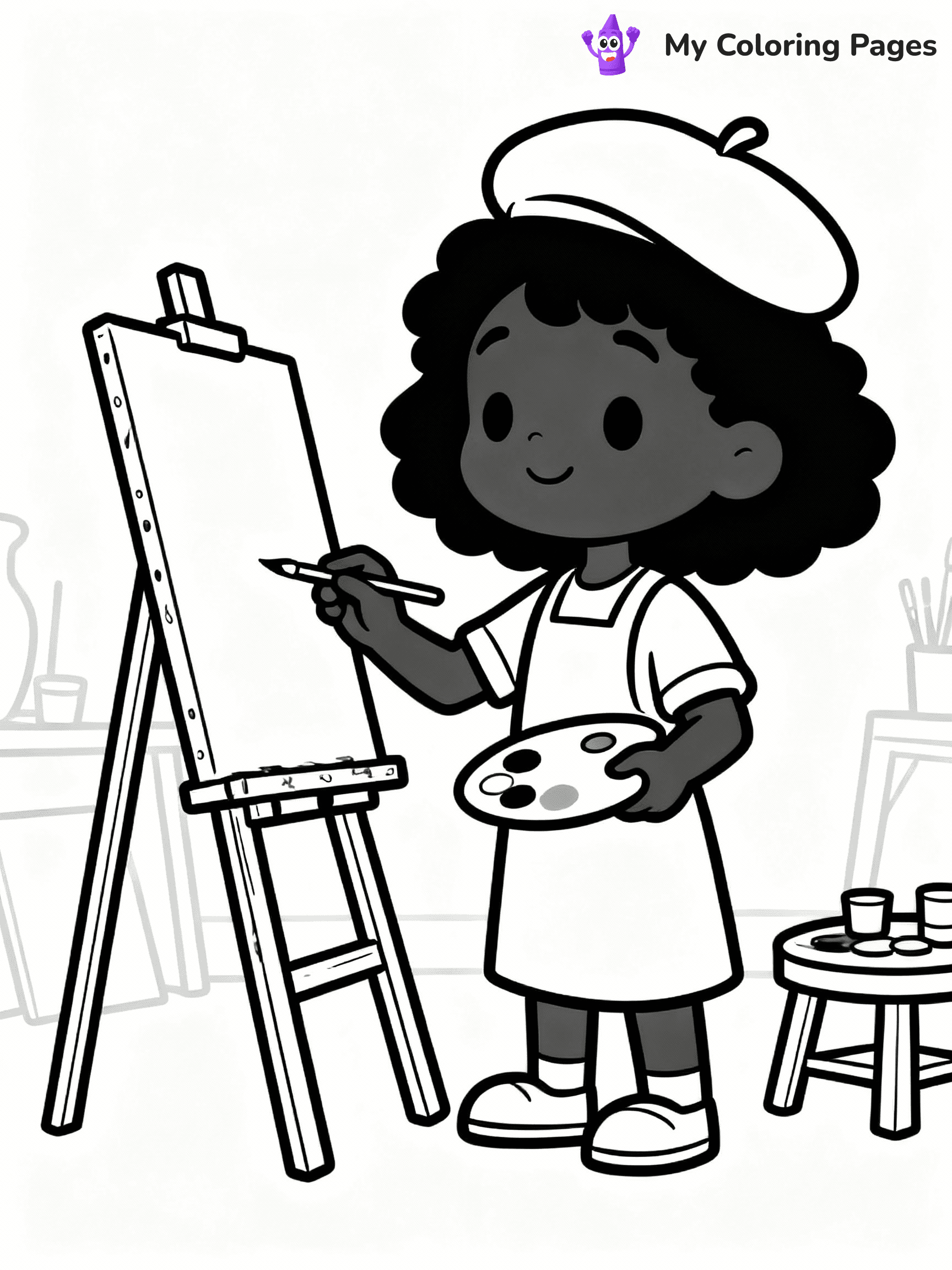 Black Girl Coloring Pages - 37