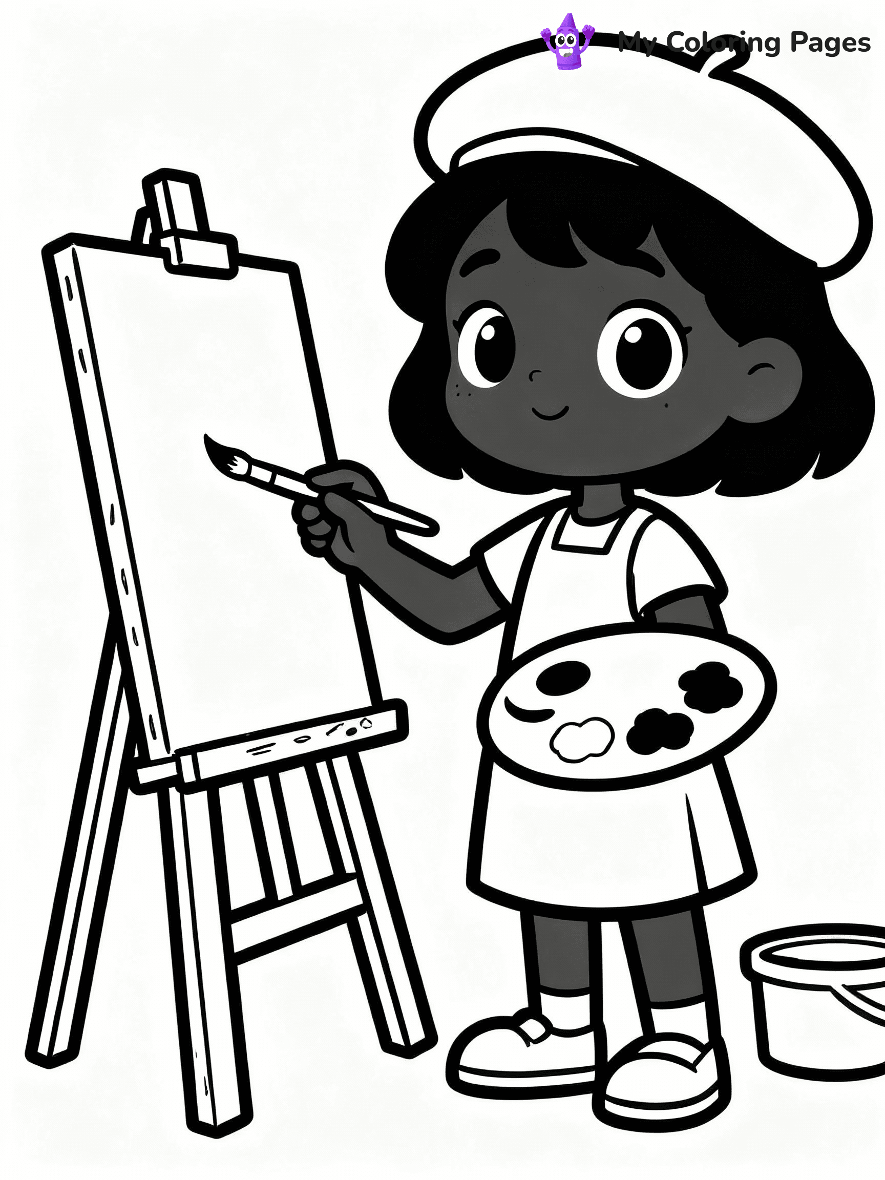 Black Girl Coloring Pages - 36