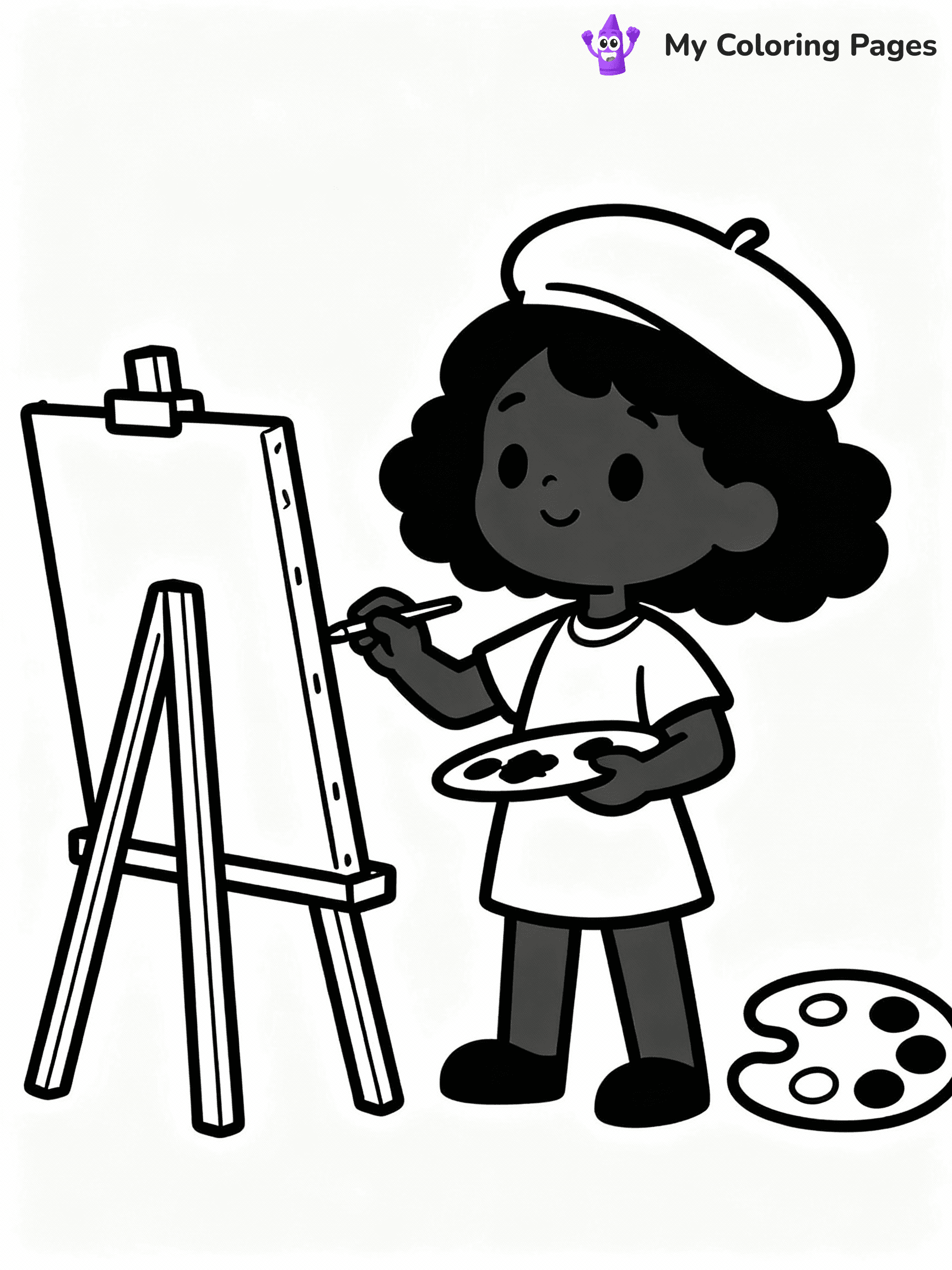 Black Girl Coloring Pages - 35