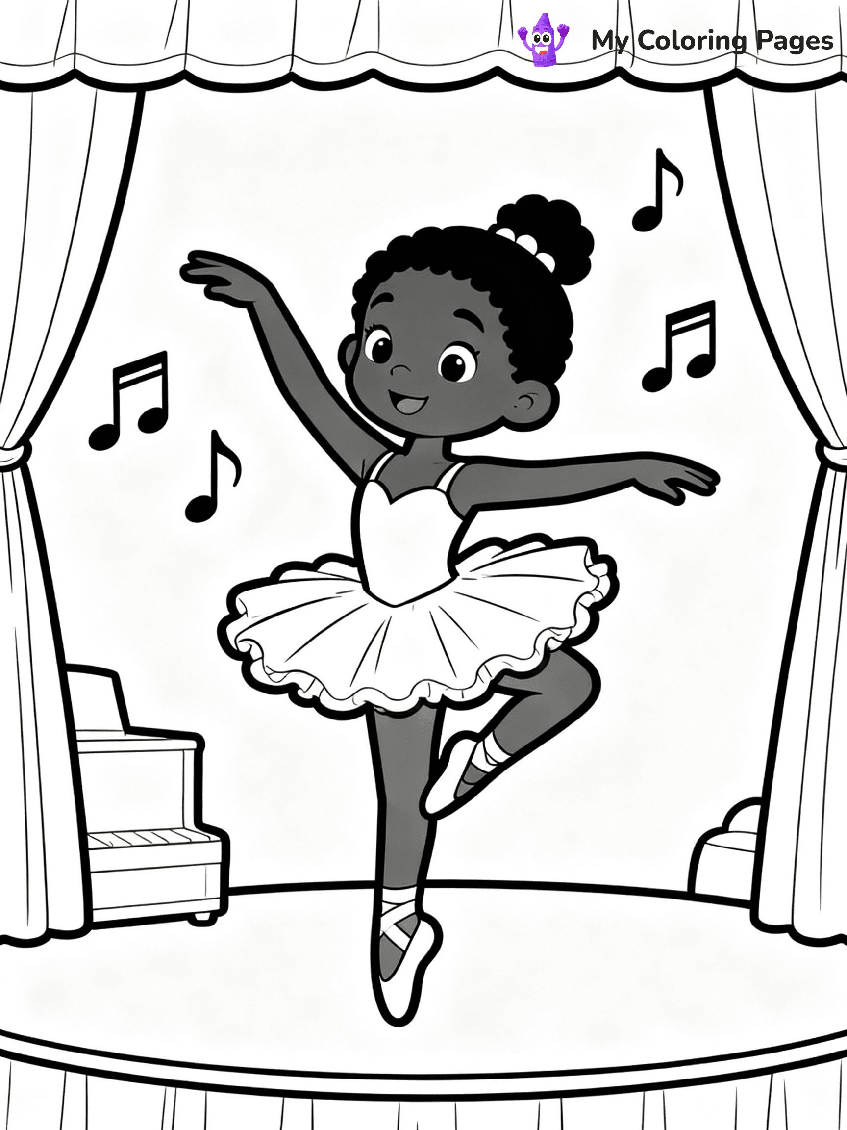 Black Girl Coloring Pages - 25