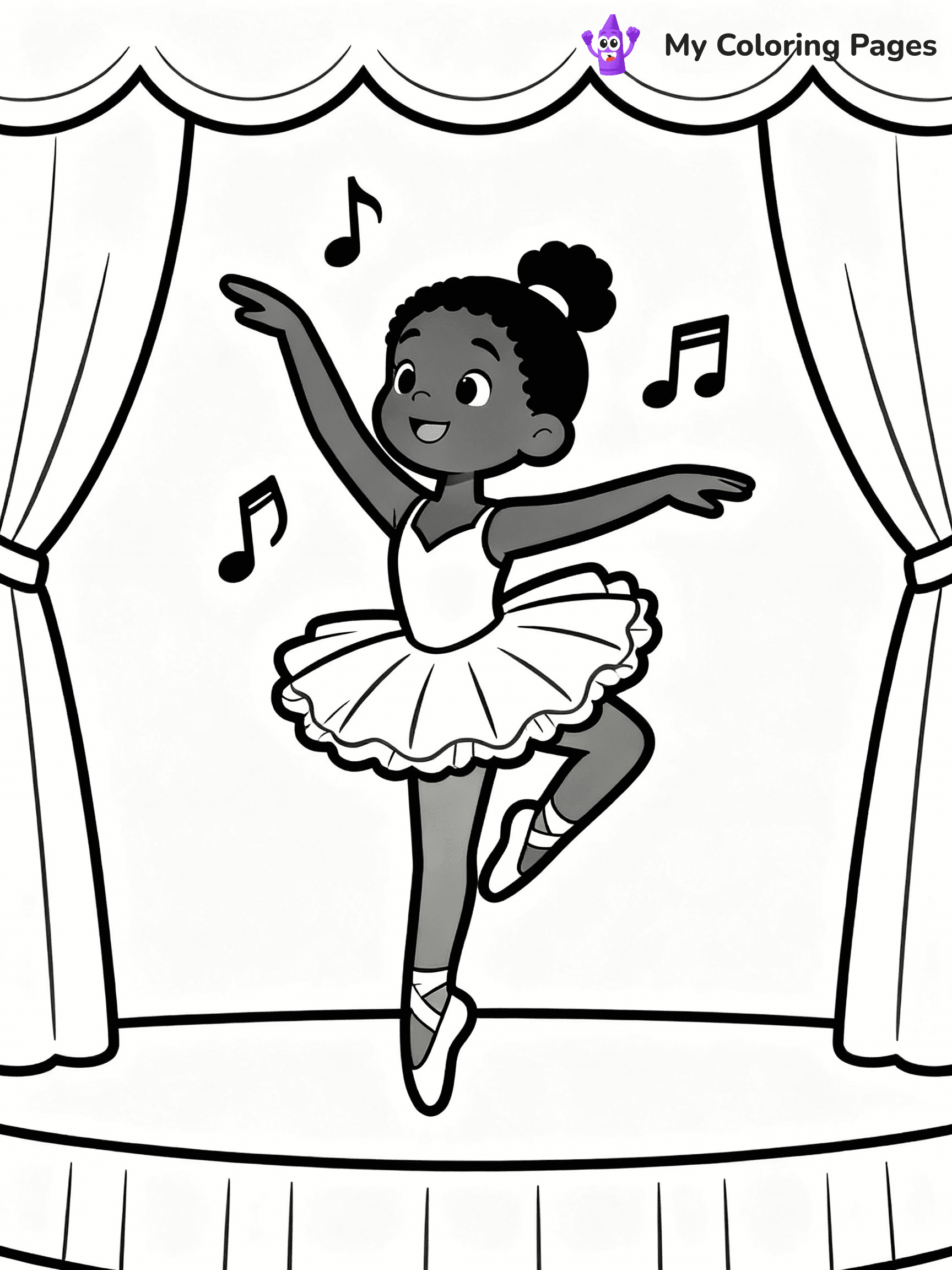 Black Girl Coloring Pages - 24