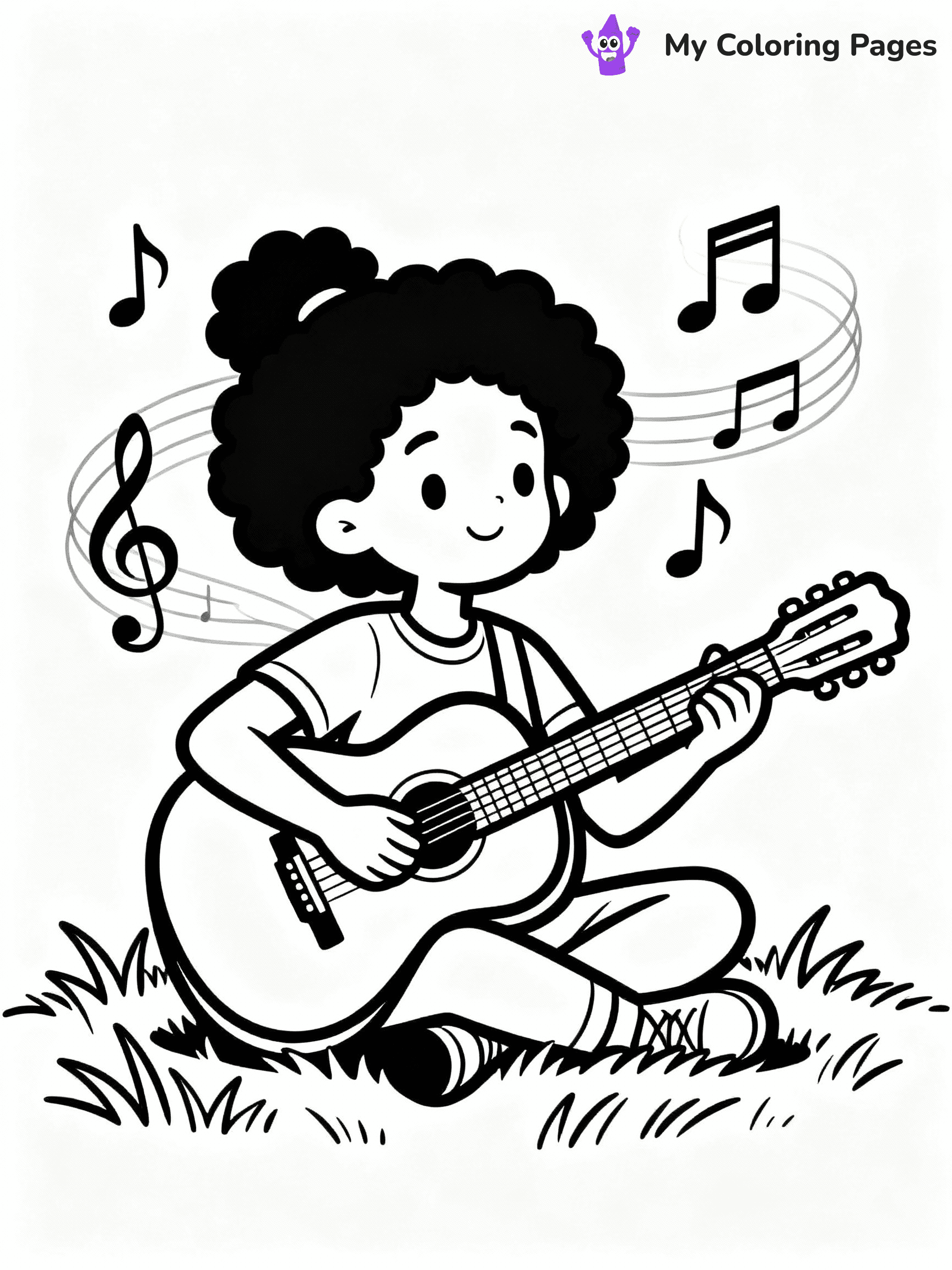Black Girl Coloring Pages - 20