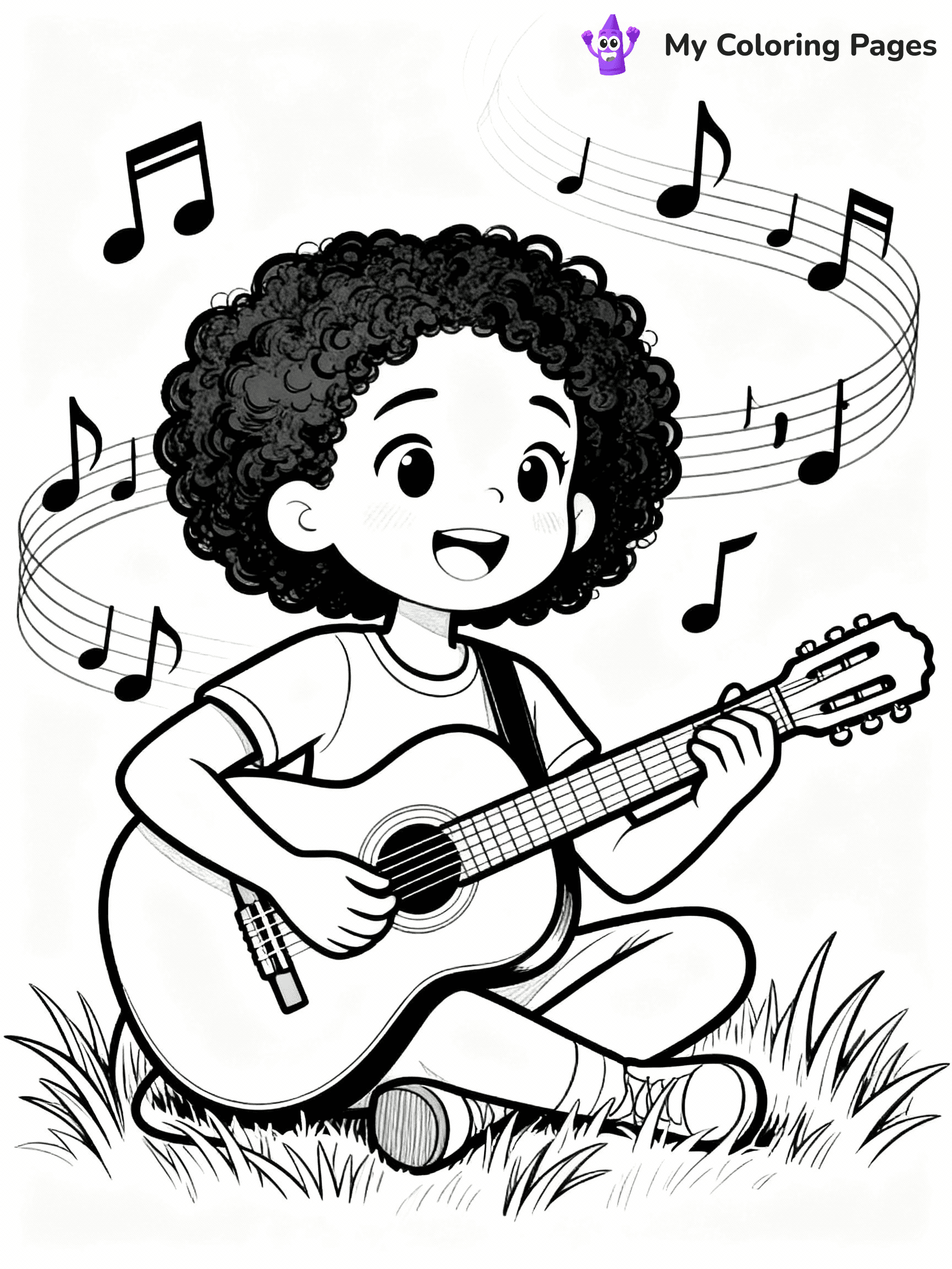 Black Girl Coloring Pages - 19