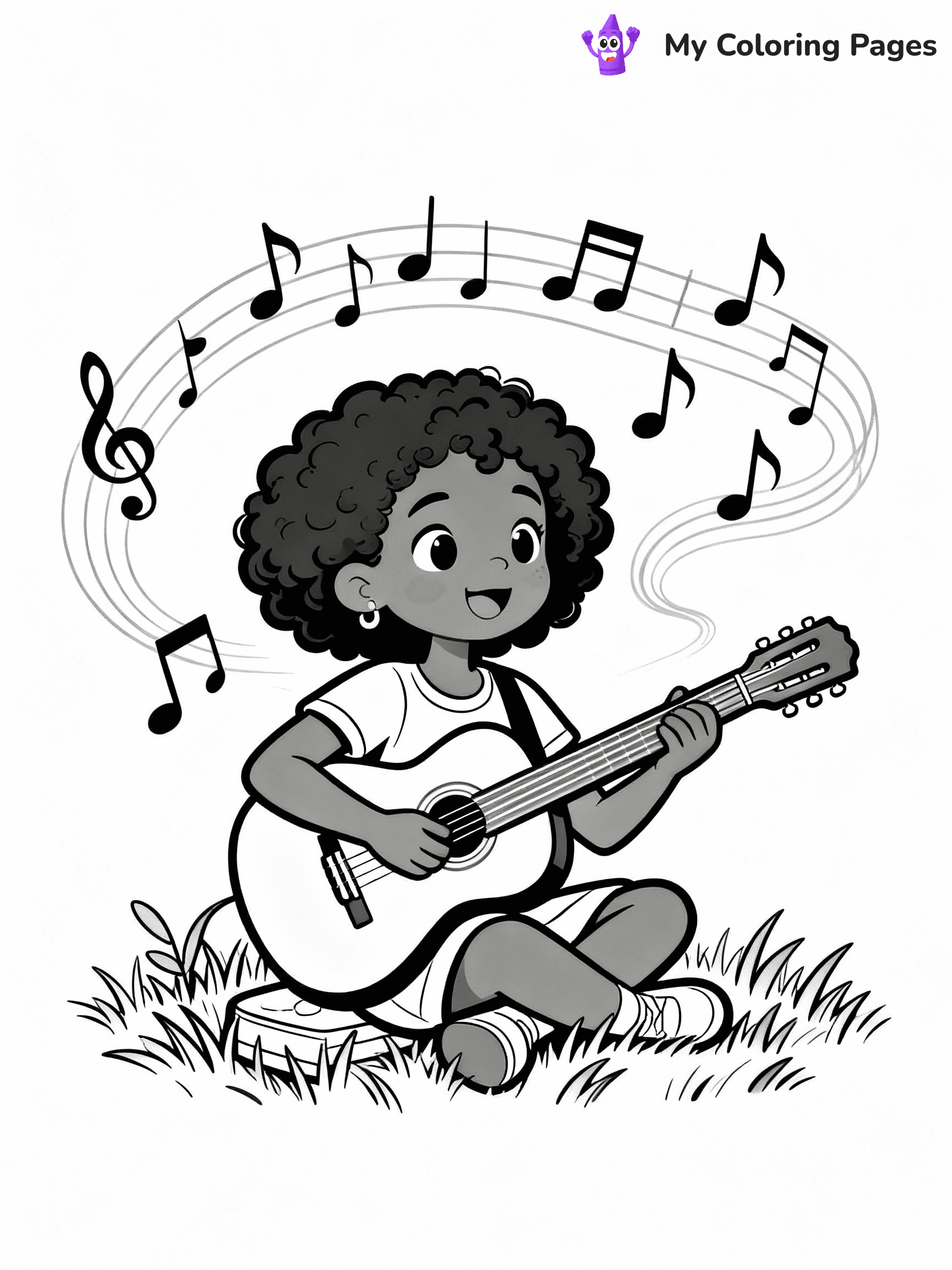 Black Girl Coloring Pages - 18