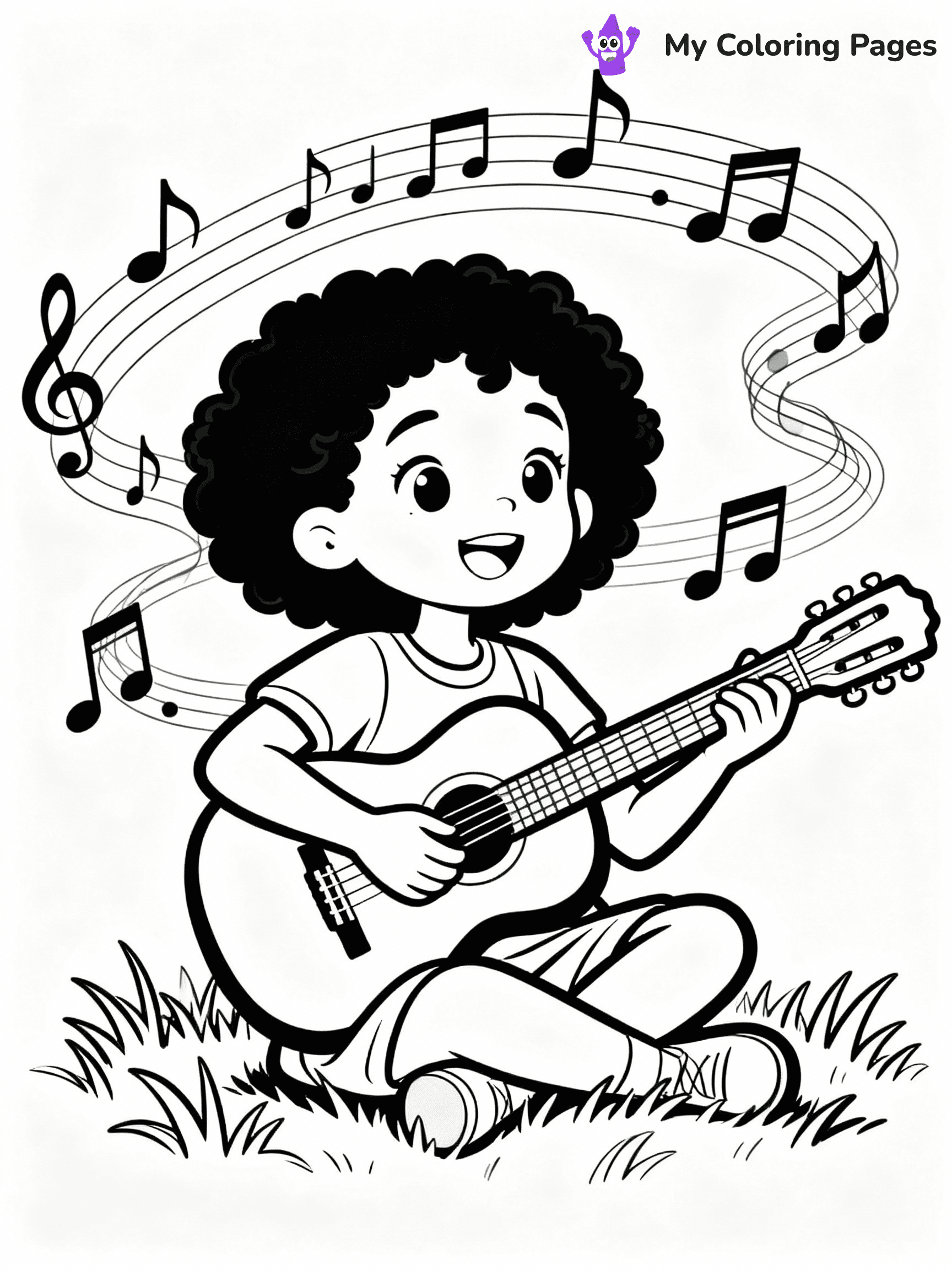 Black Girl Coloring Pages - 16