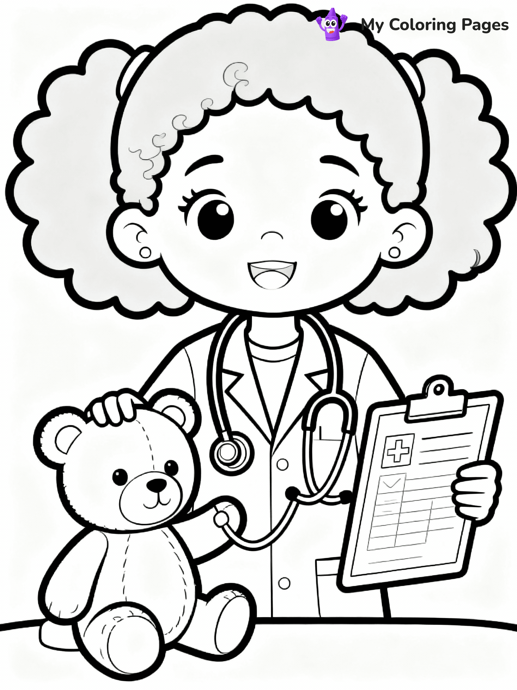 Black Girl Coloring Pages - 10