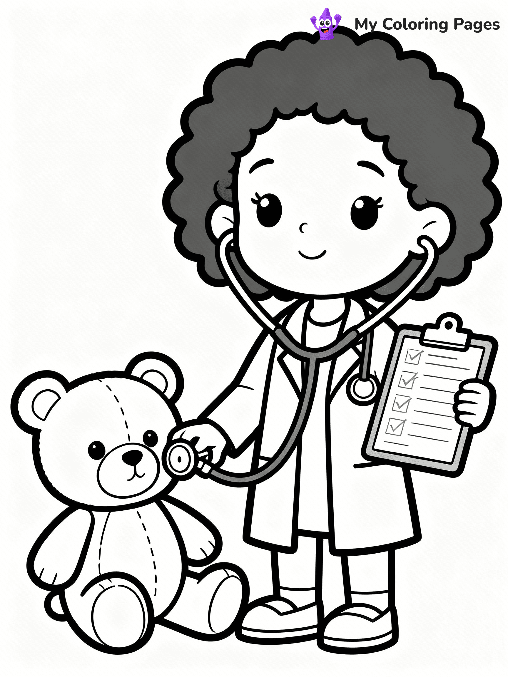 Black Girl Coloring Pages - 9