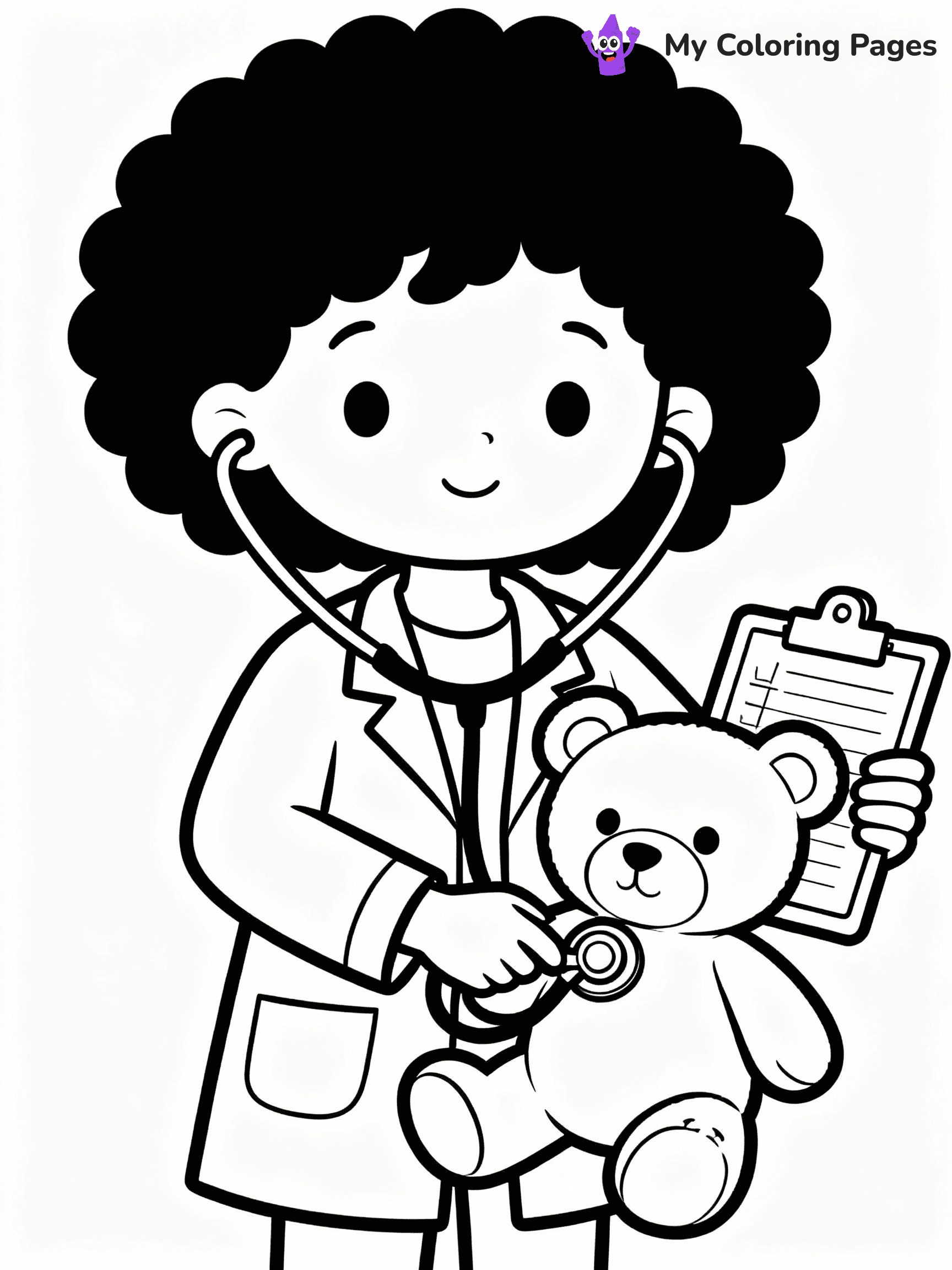 Black Girl Coloring Pages - 8