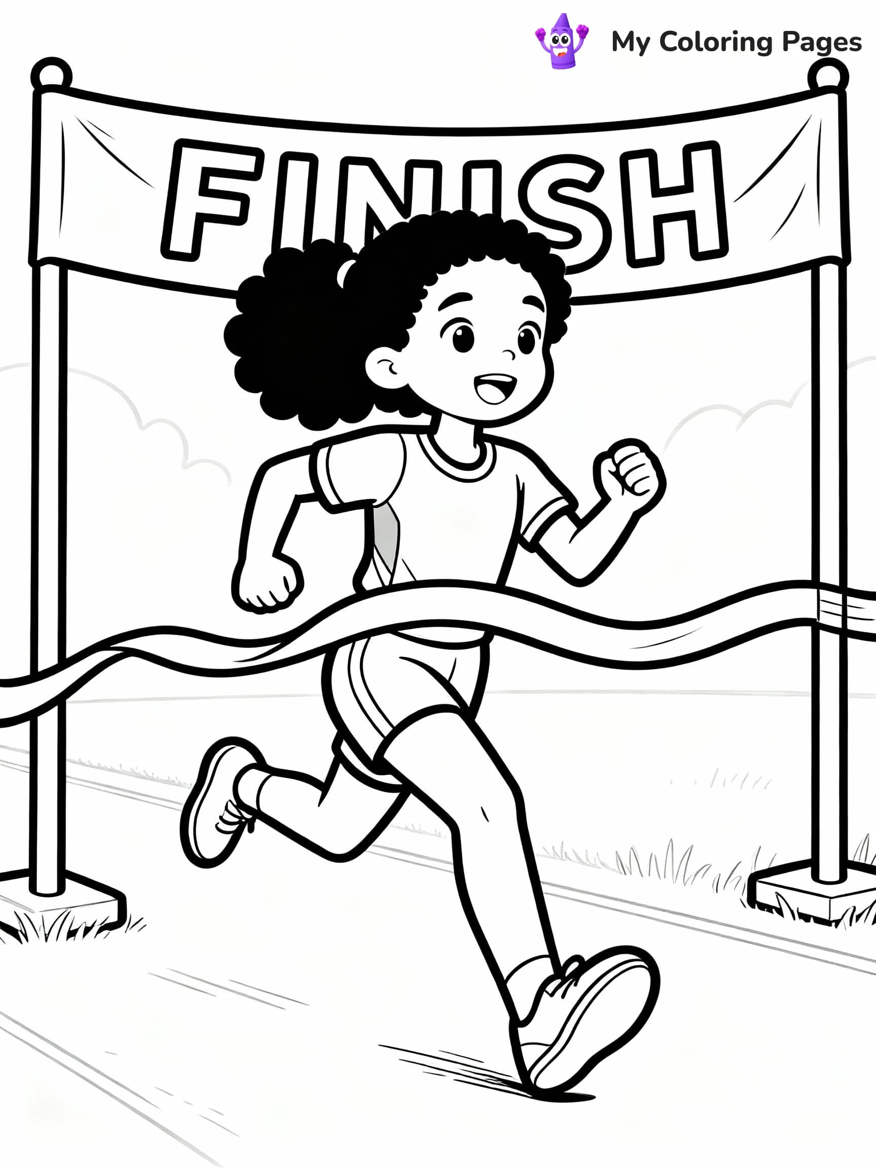 Black Girl Coloring Pages - 1