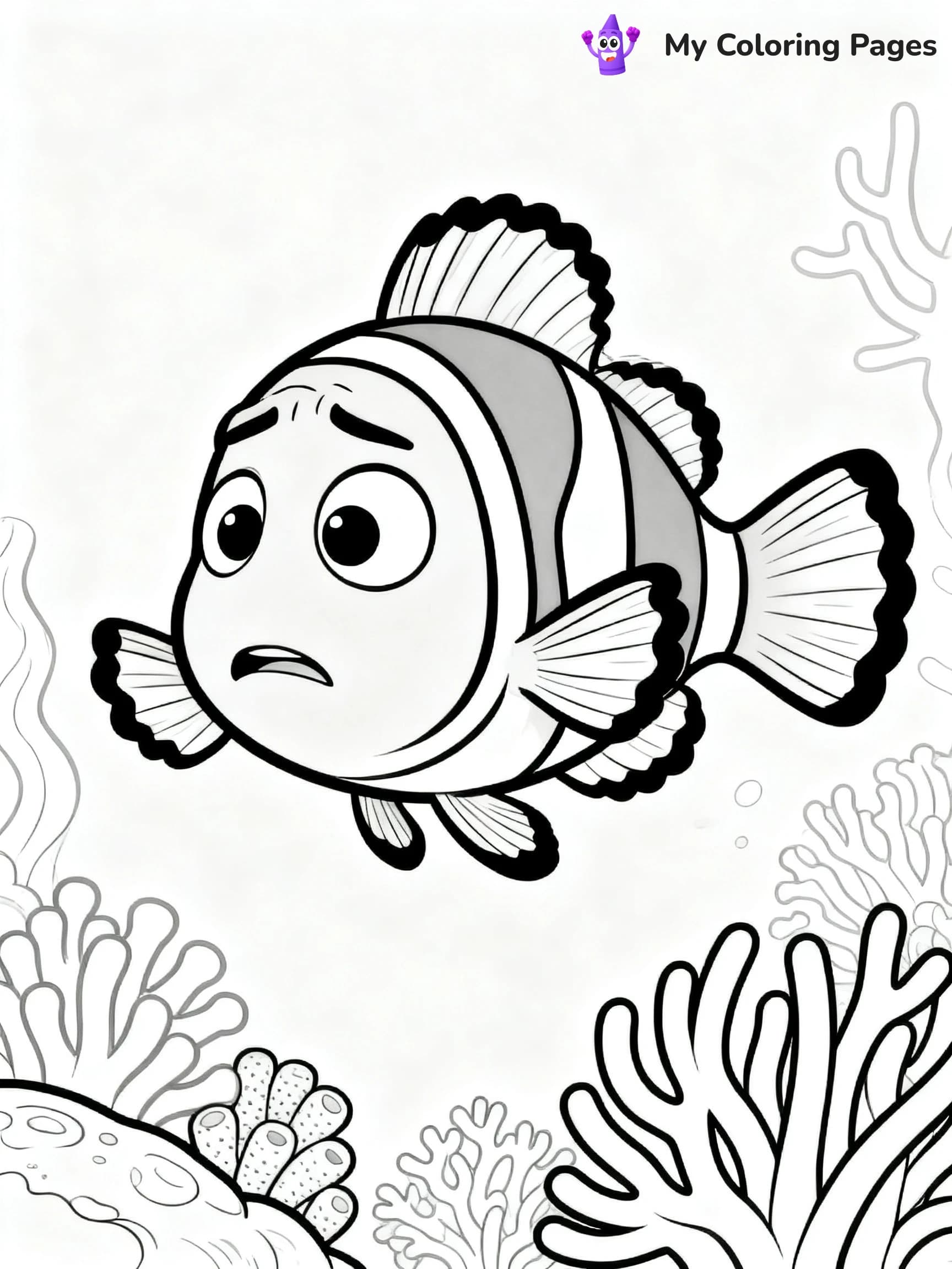 Finding Dory Coloring Pages - 24