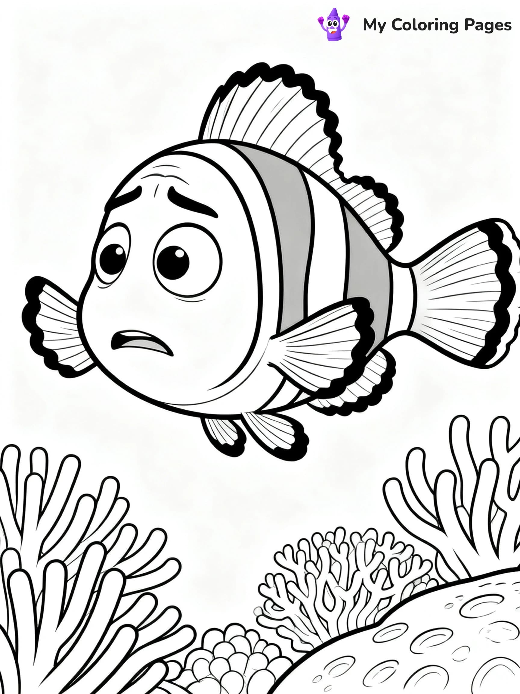 Finding Dory Coloring Pages - 22