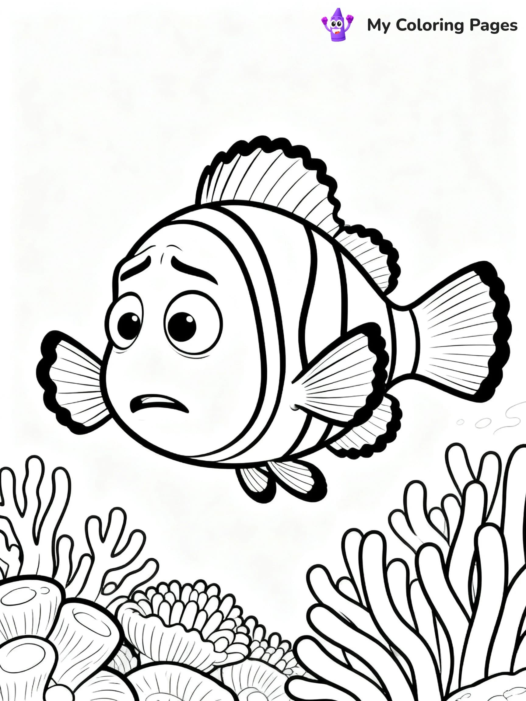 Finding Dory Coloring Pages - 21