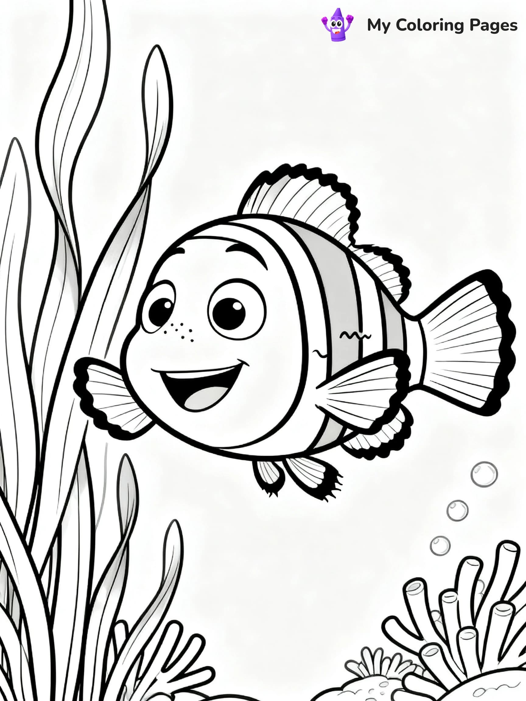Finding Dory Coloring Pages - 17