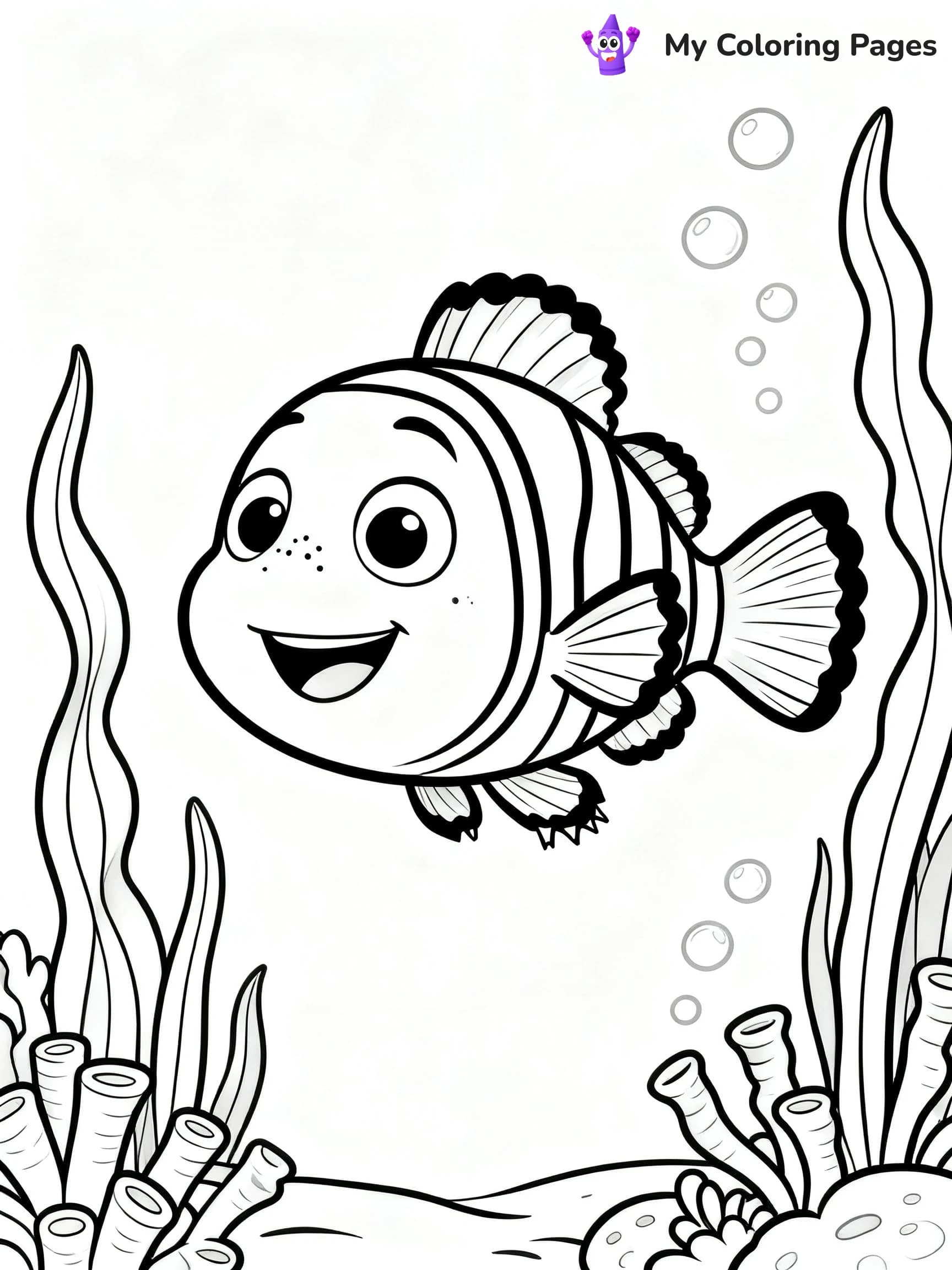Finding Dory Coloring Pages - 14
