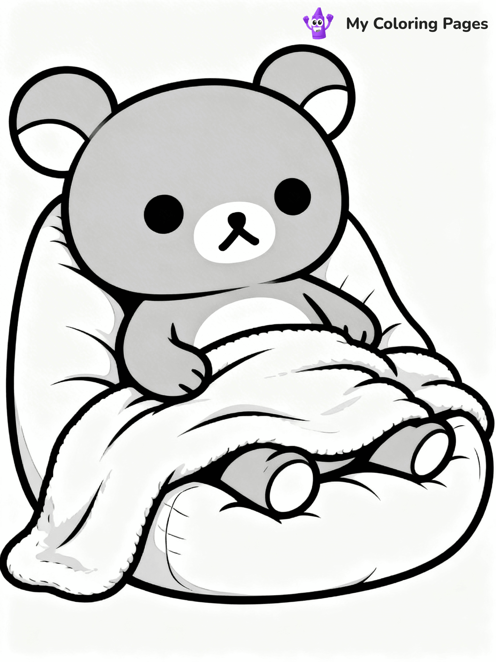 Rilakkuma Coloring Pages - 29