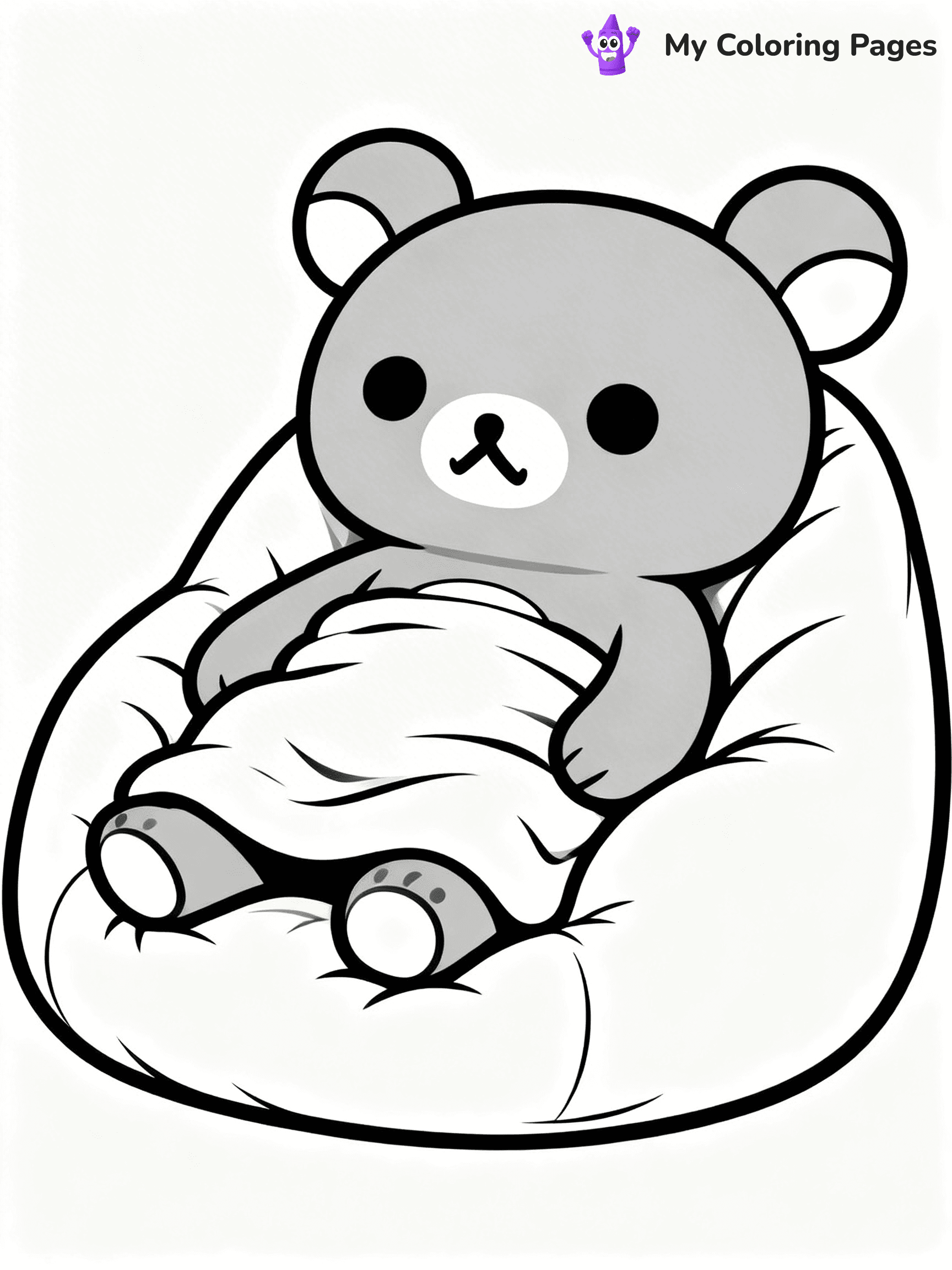 Rilakkuma Coloring Pages - 28
