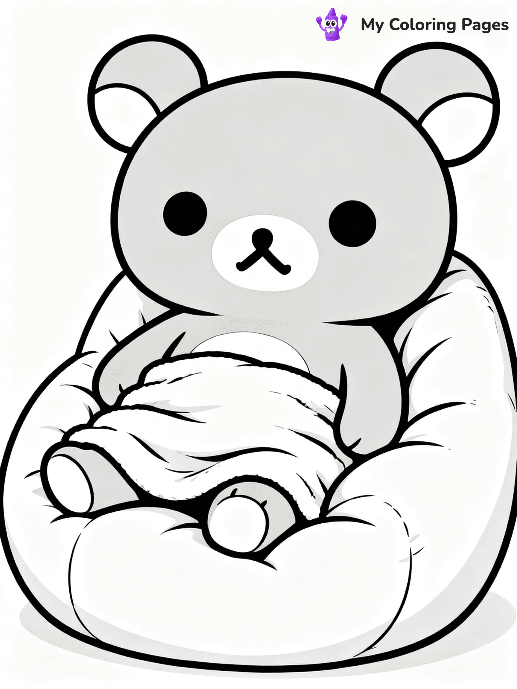 Rilakkuma Coloring Pages - 27