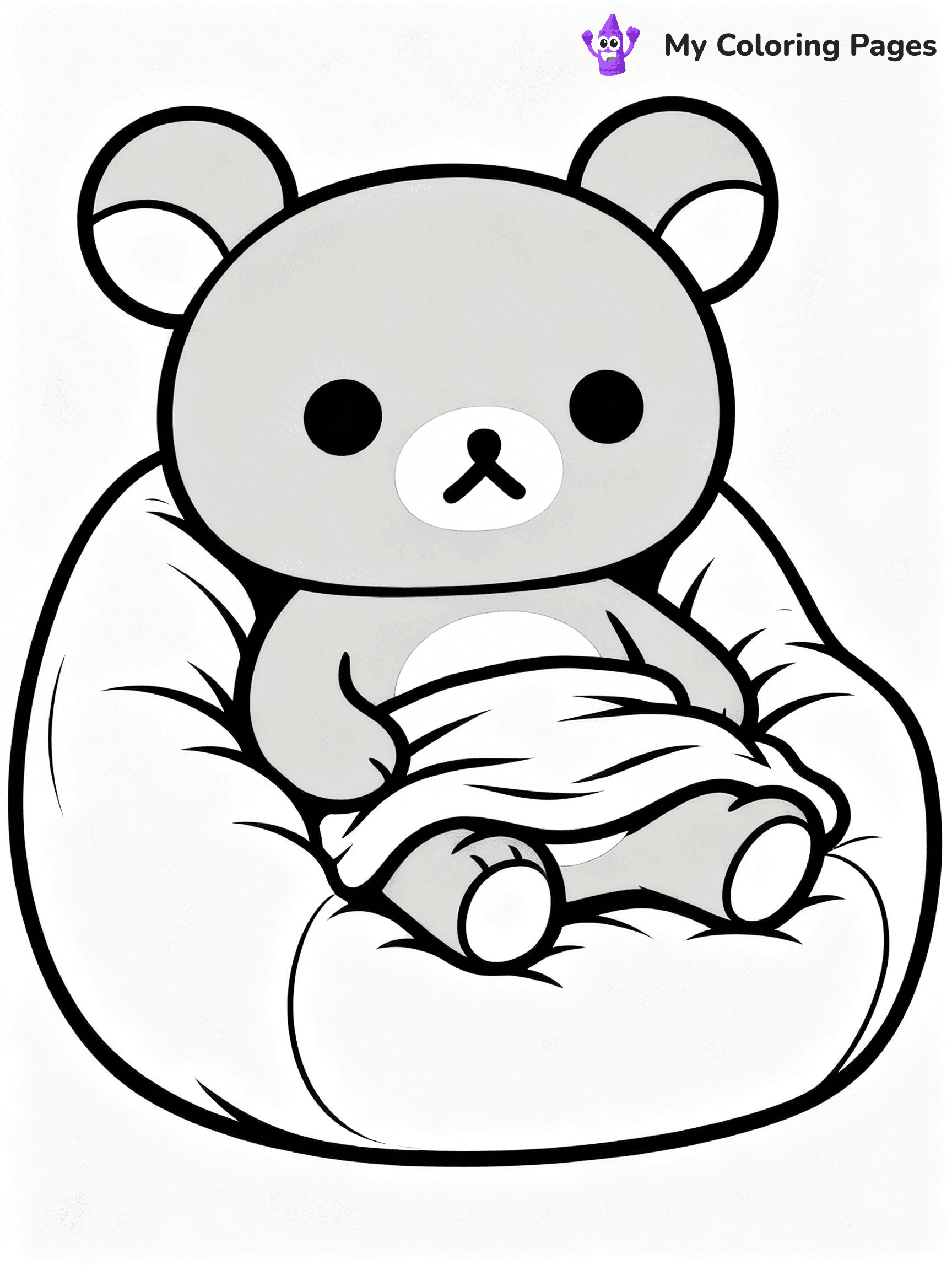 Rilakkuma Coloring Pages - 26