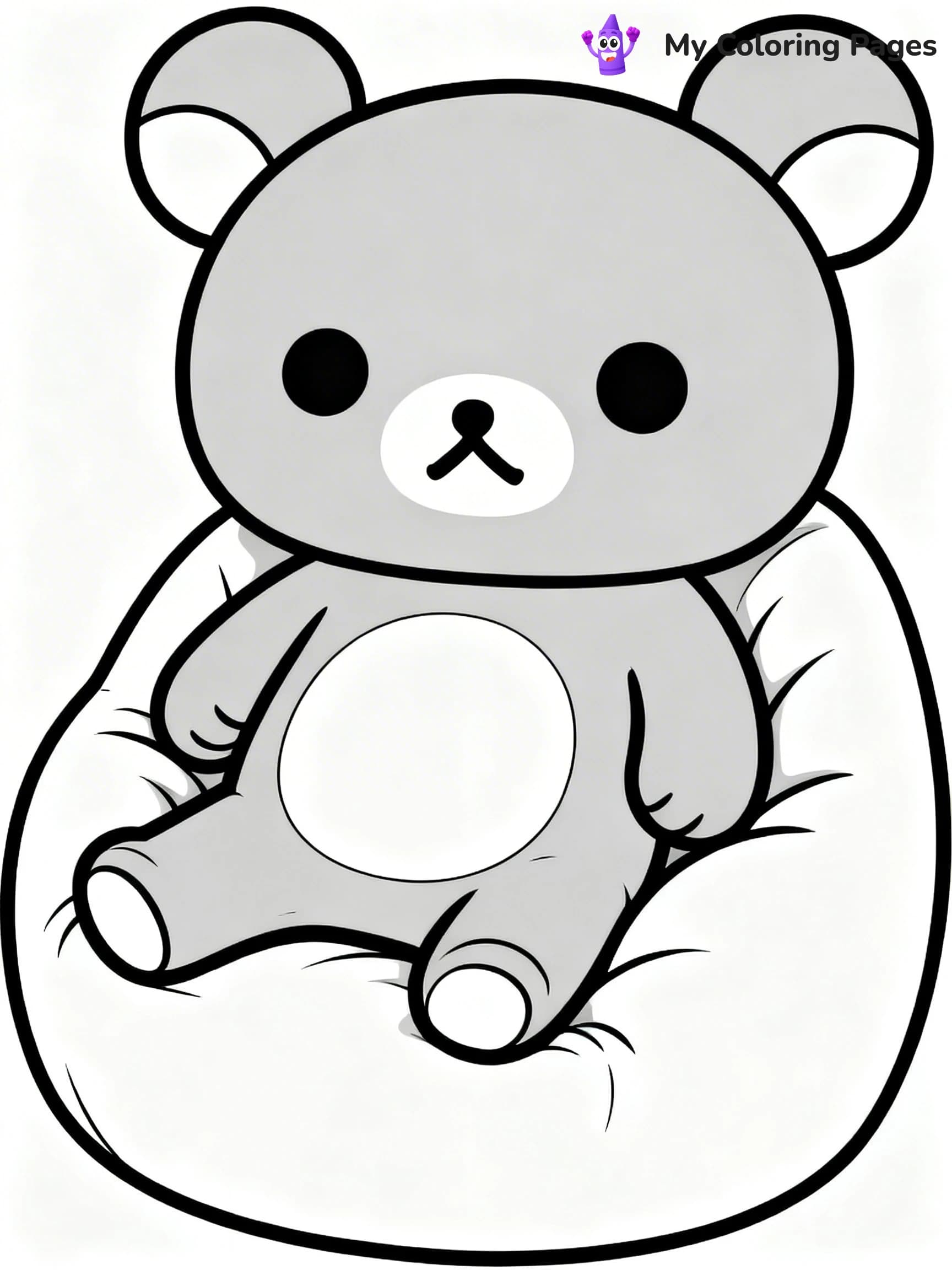 Rilakkuma Coloring Pages - 5