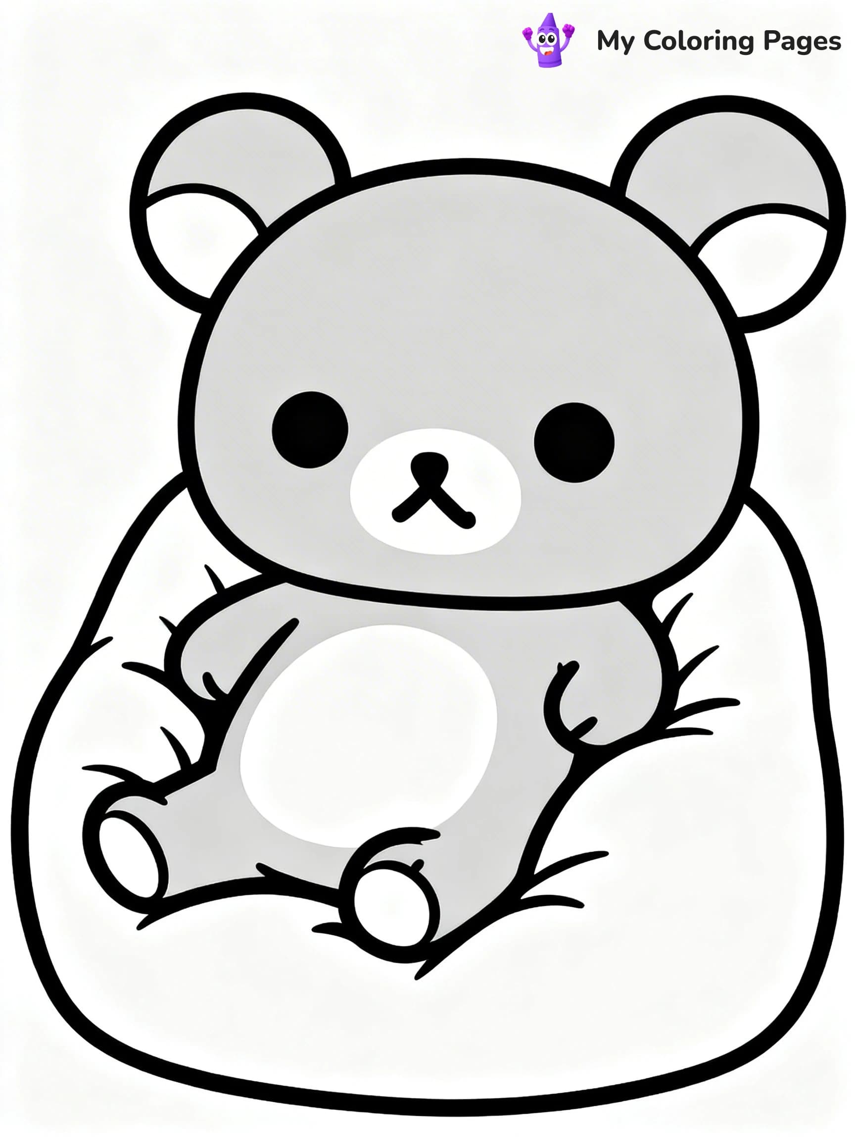 Rilakkuma Coloring Pages - 4