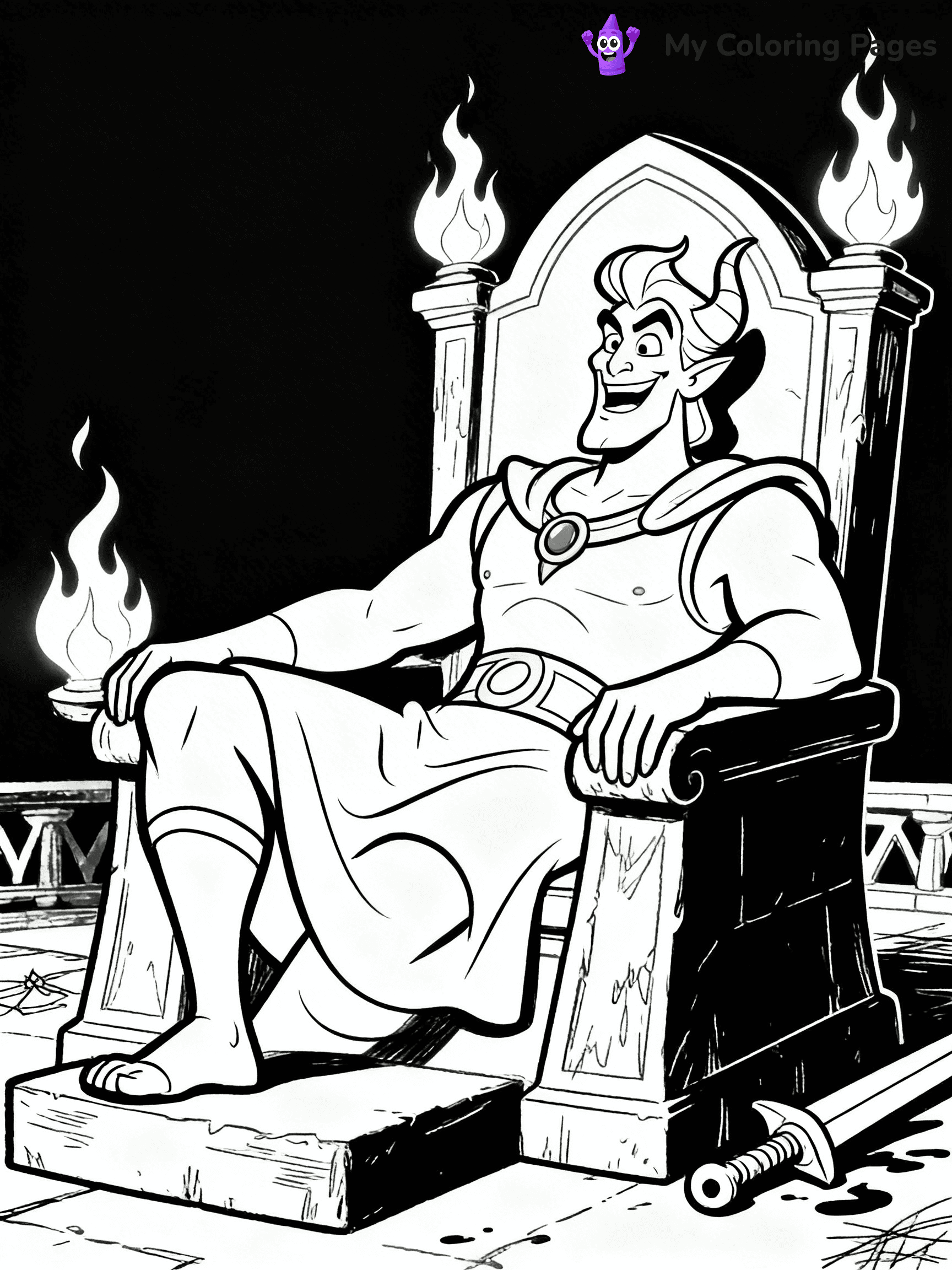 Disney Villain Coloring Pages - 25