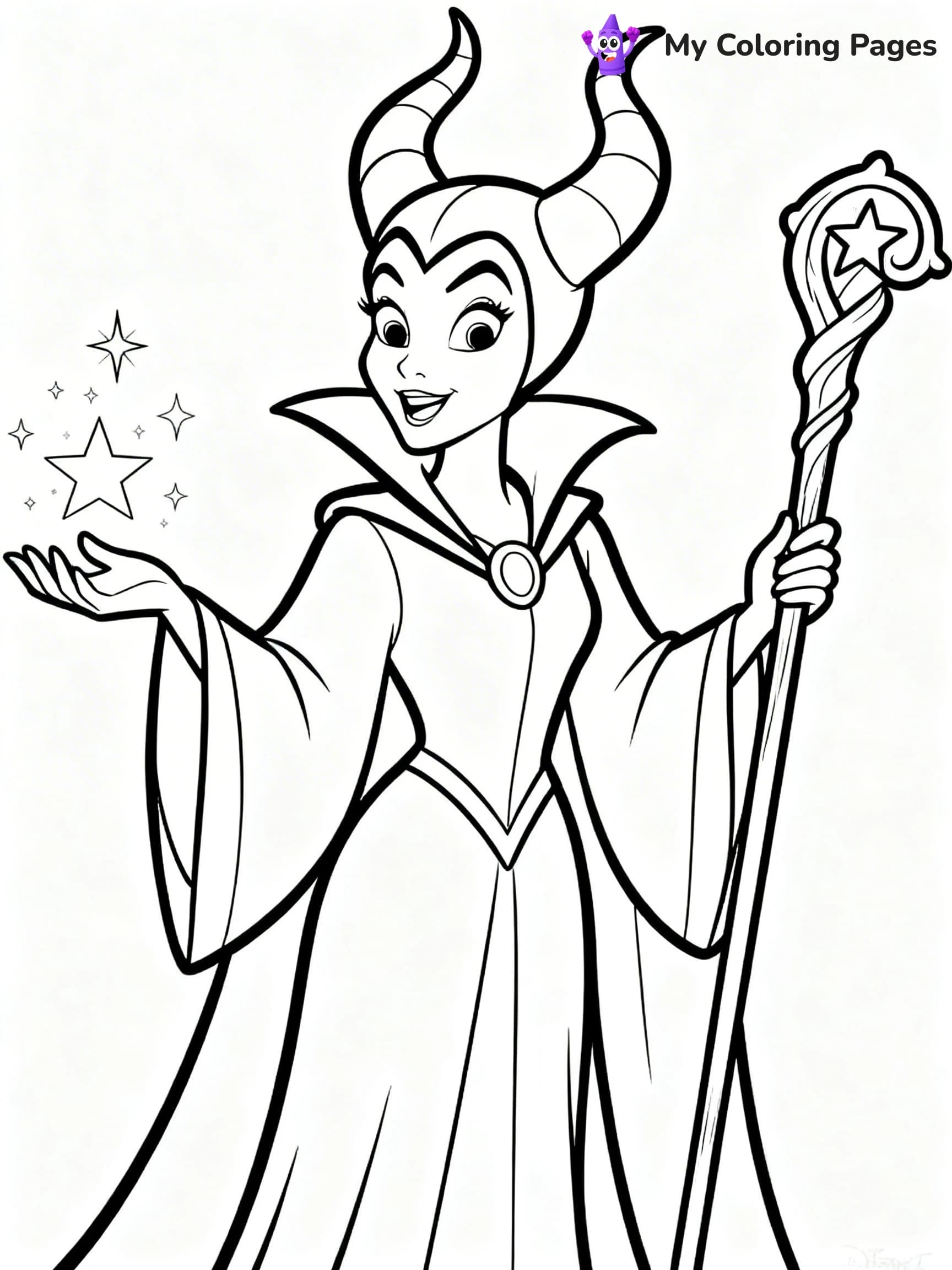 Disney Villain Coloring Pages - 14