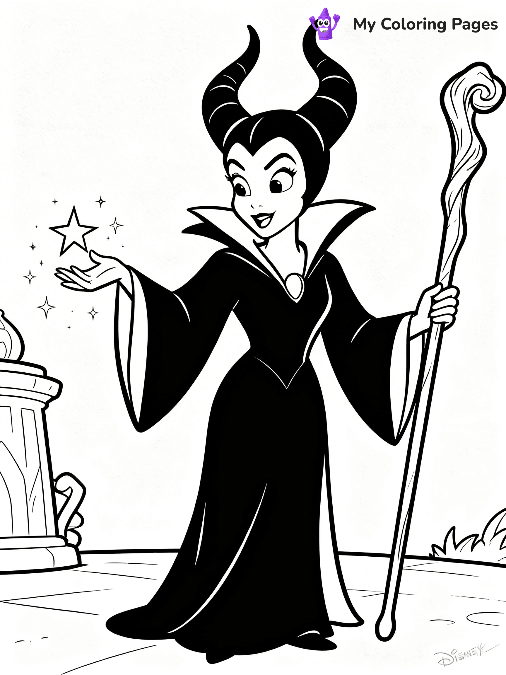 Disney Villain Coloring Pages - 10
