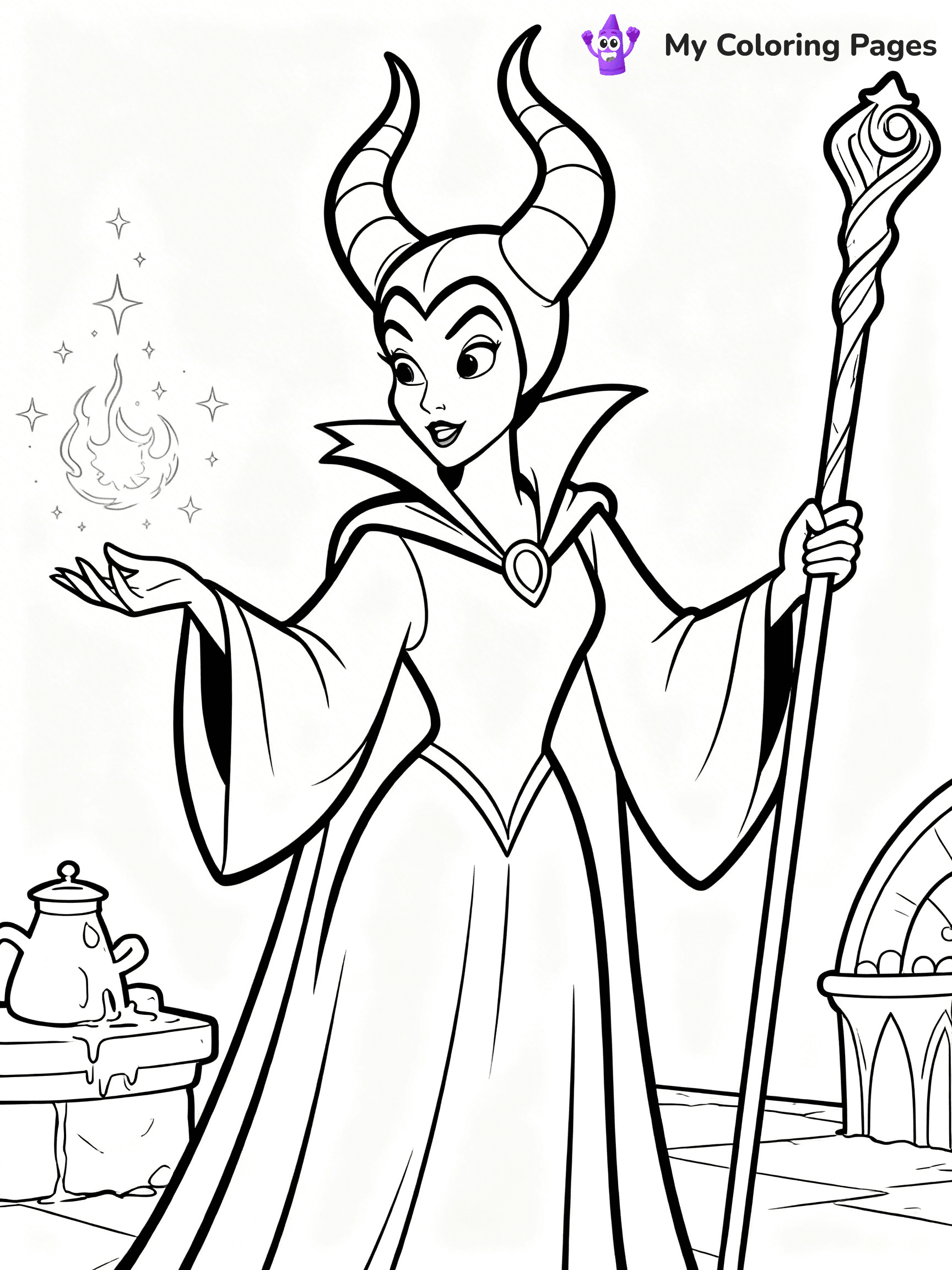 Disney Villain Coloring Pages - 9