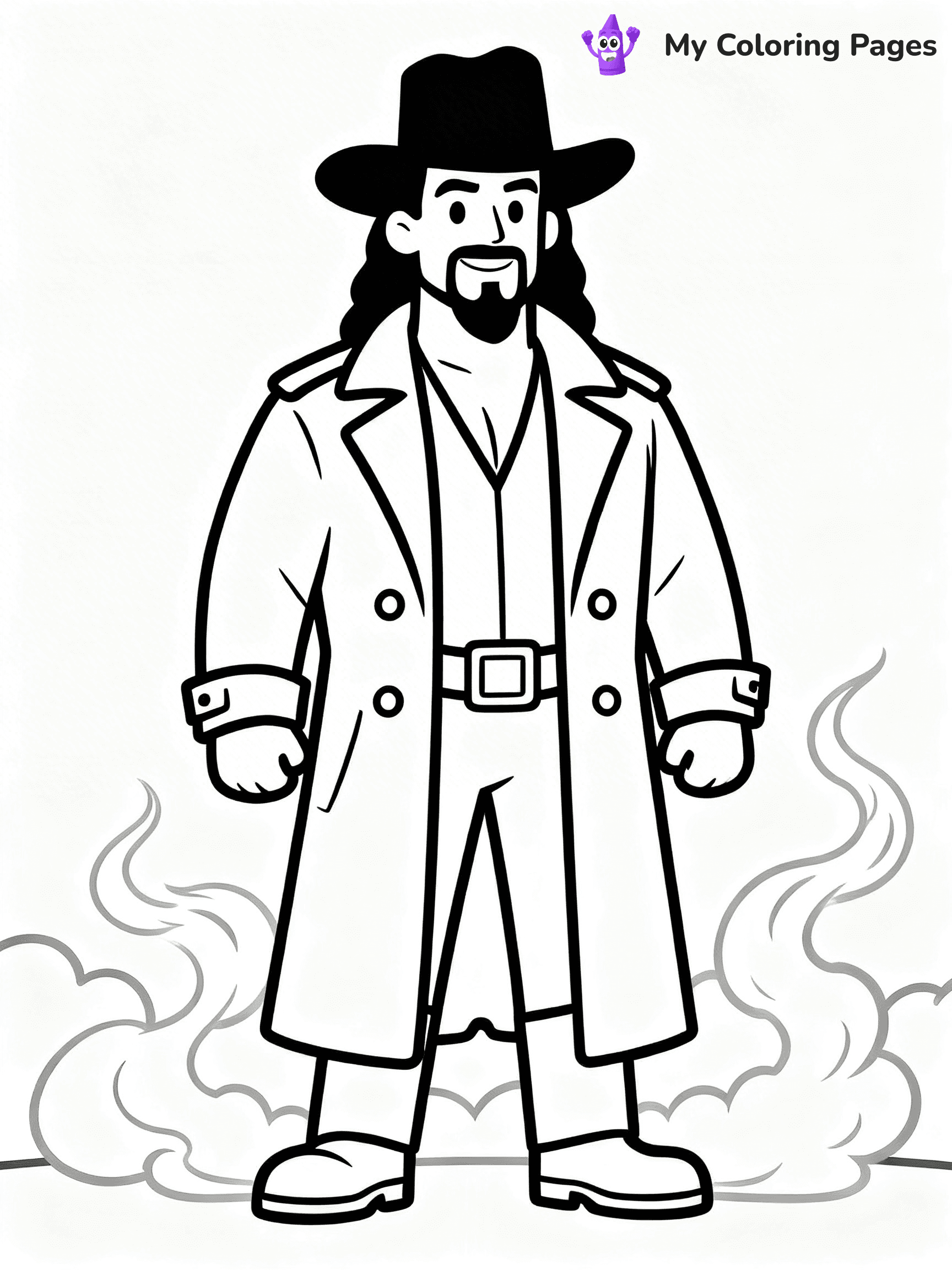 Wrestling Coloring Pages - 16