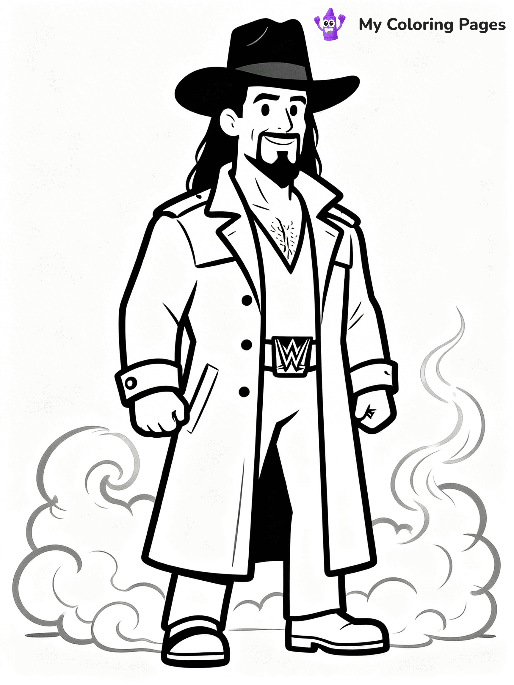 Wrestling Coloring Pages - 13