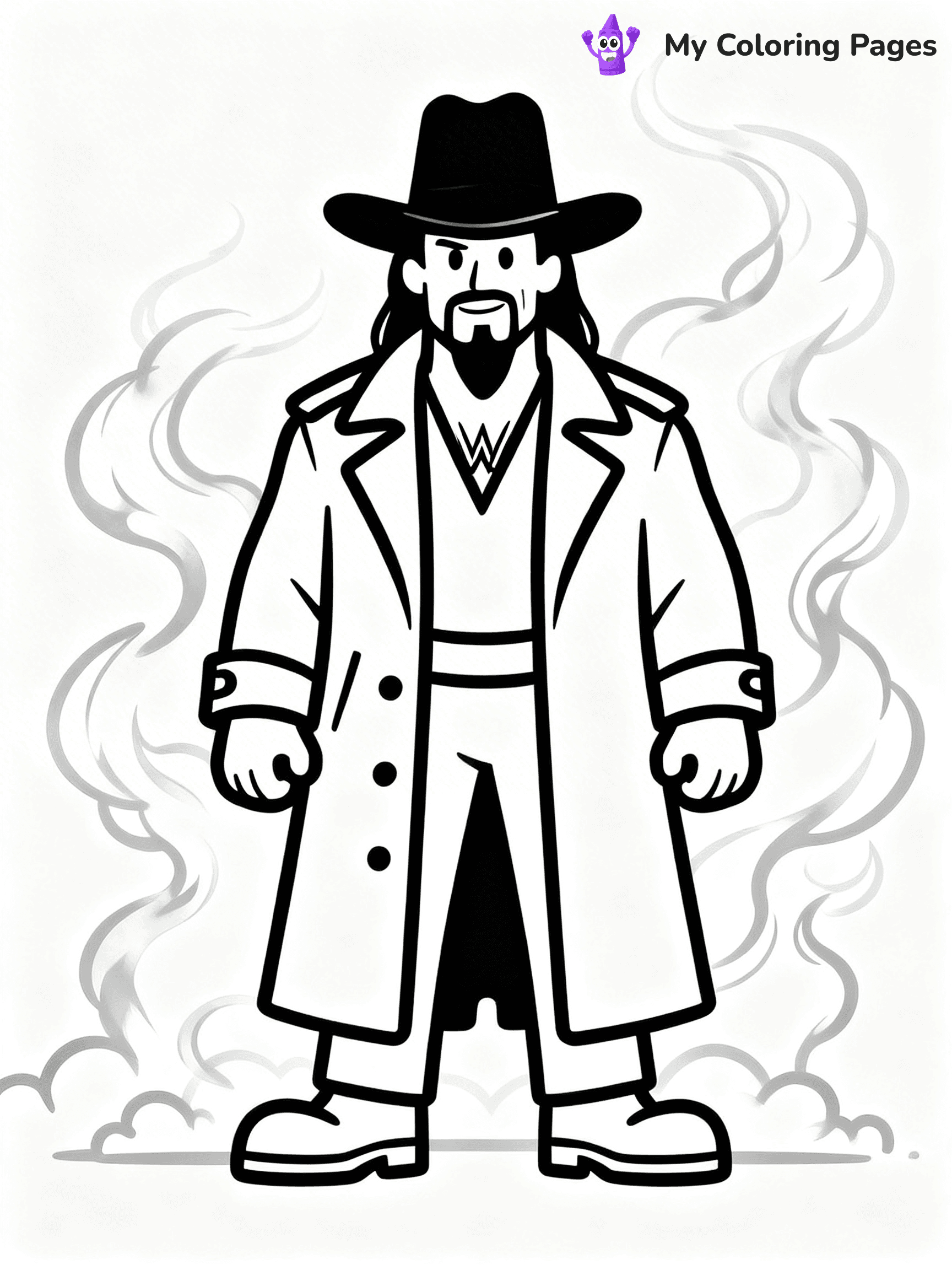 Wrestling Coloring Pages - 11