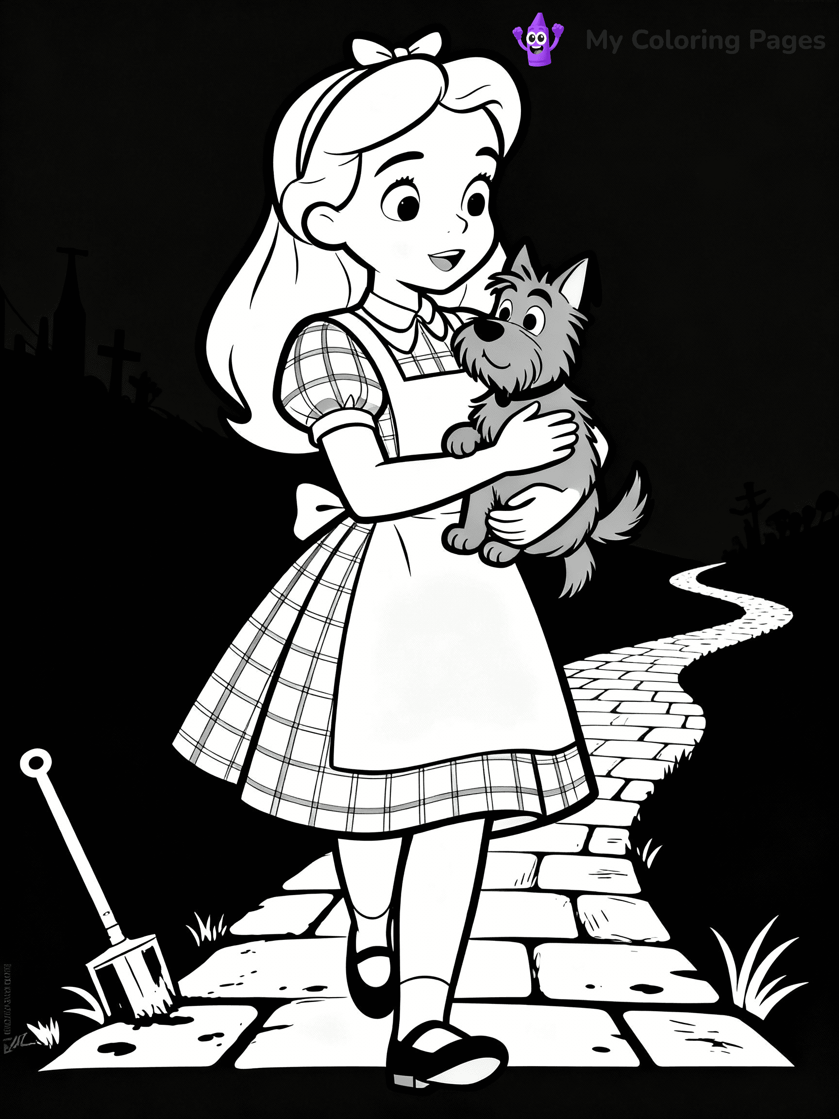 Wizard Of Oz Coloring Pages - 4