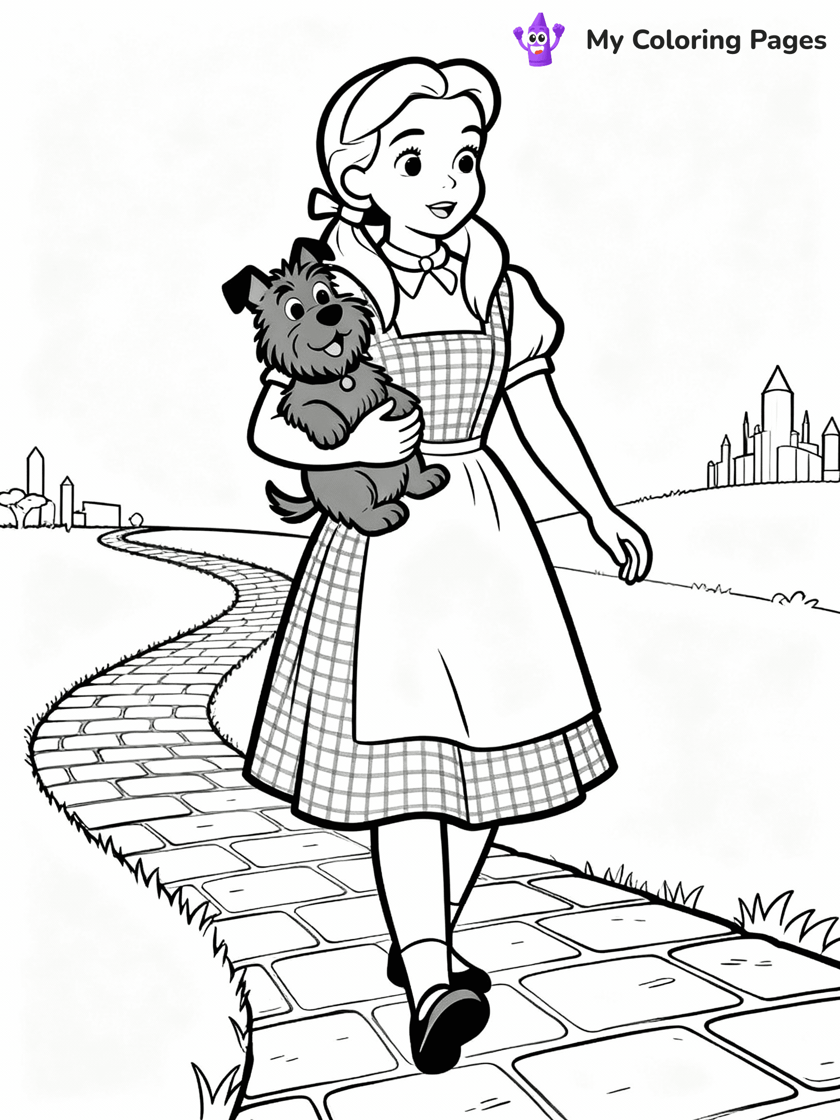 Wizard Of Oz Coloring Pages - 3