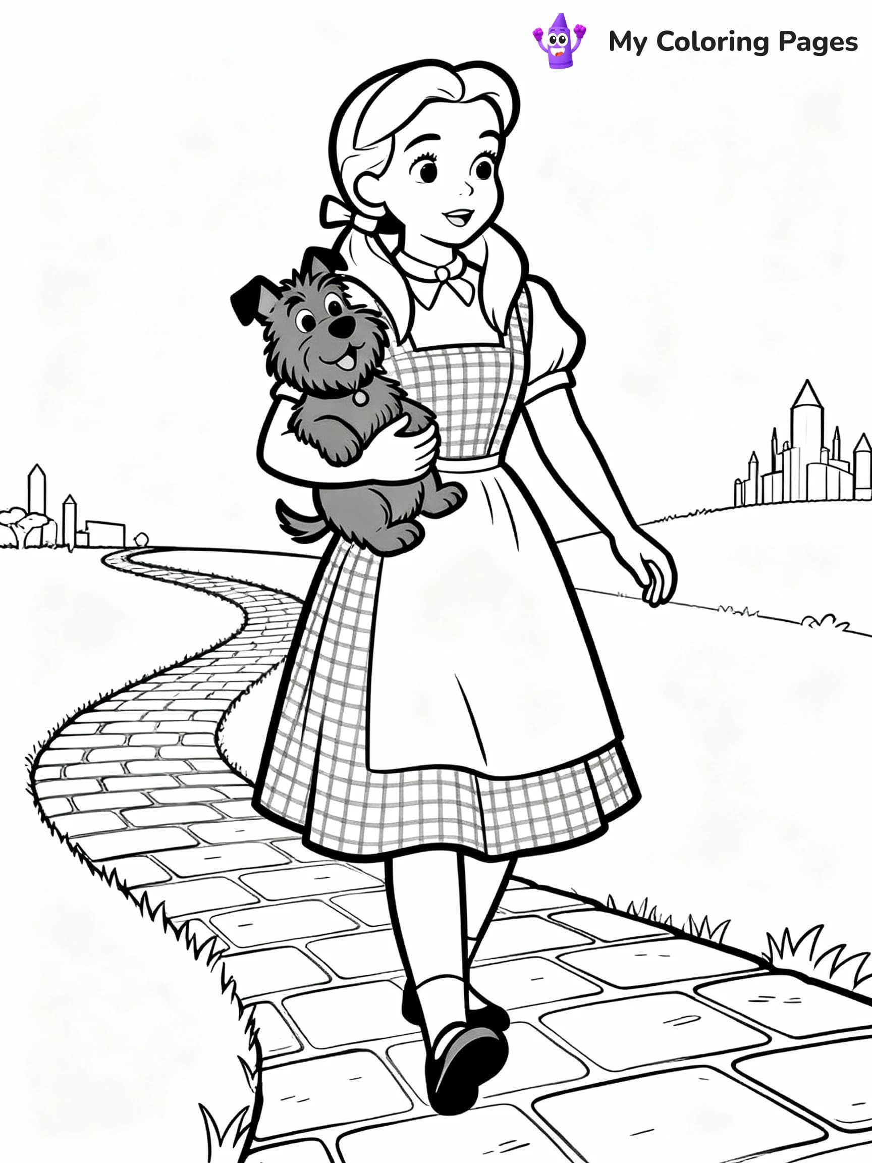 Wizard Of Oz Coloring Pages - 3