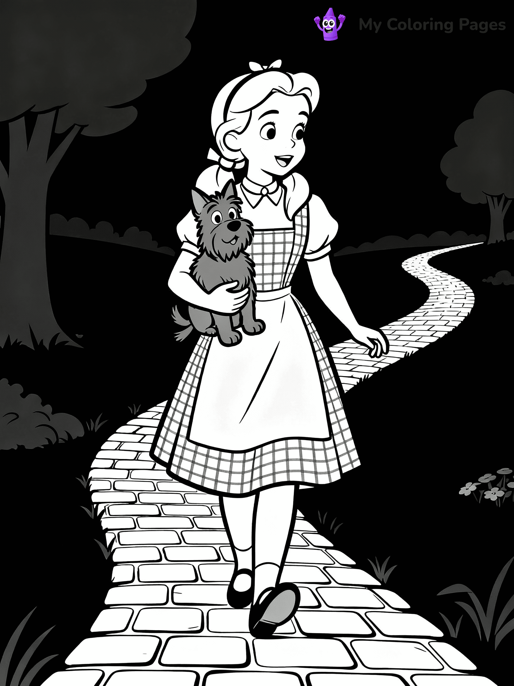 Wizard Of Oz Coloring Pages - 2