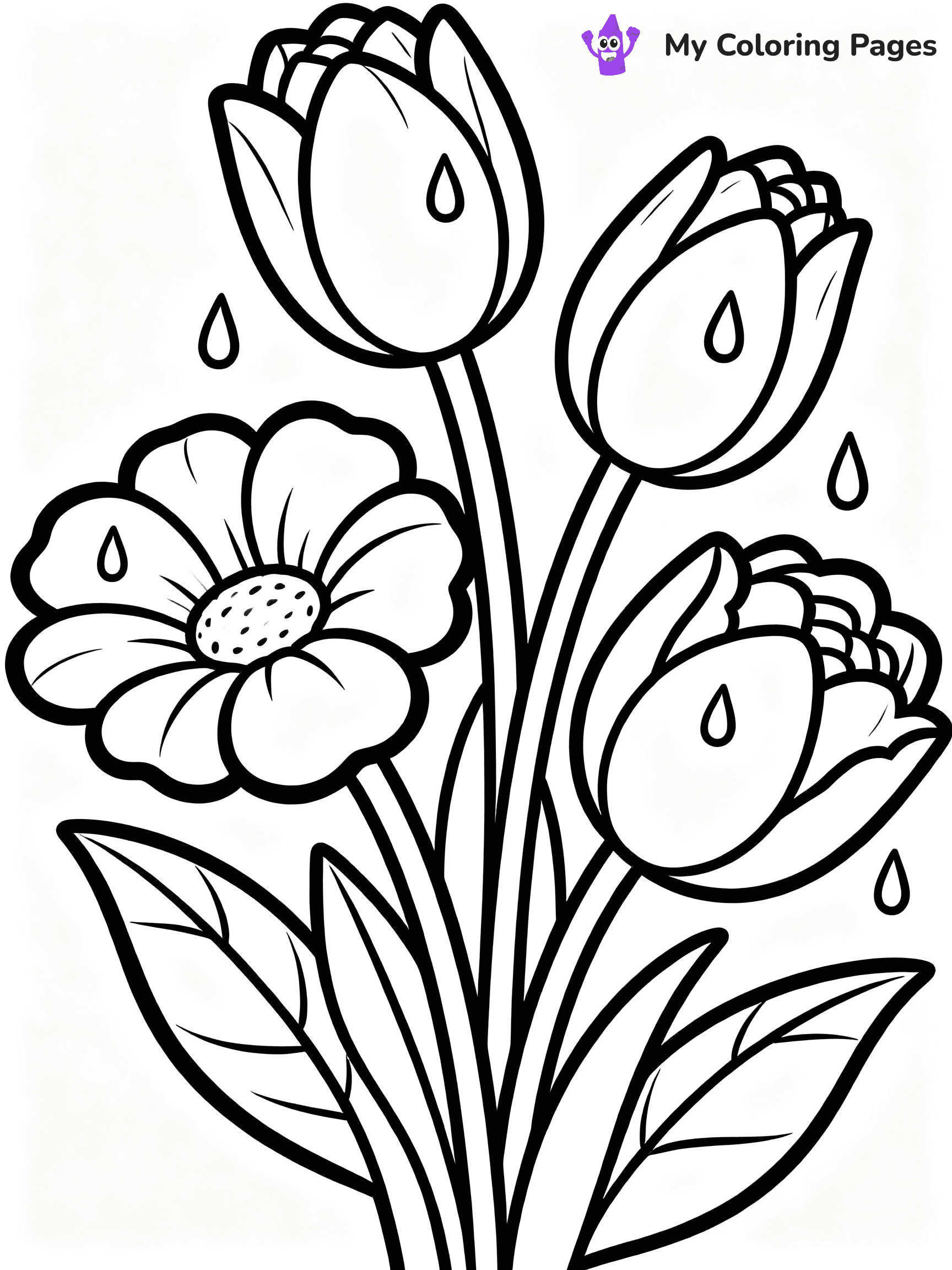 April Showers Coloring Pages - 32