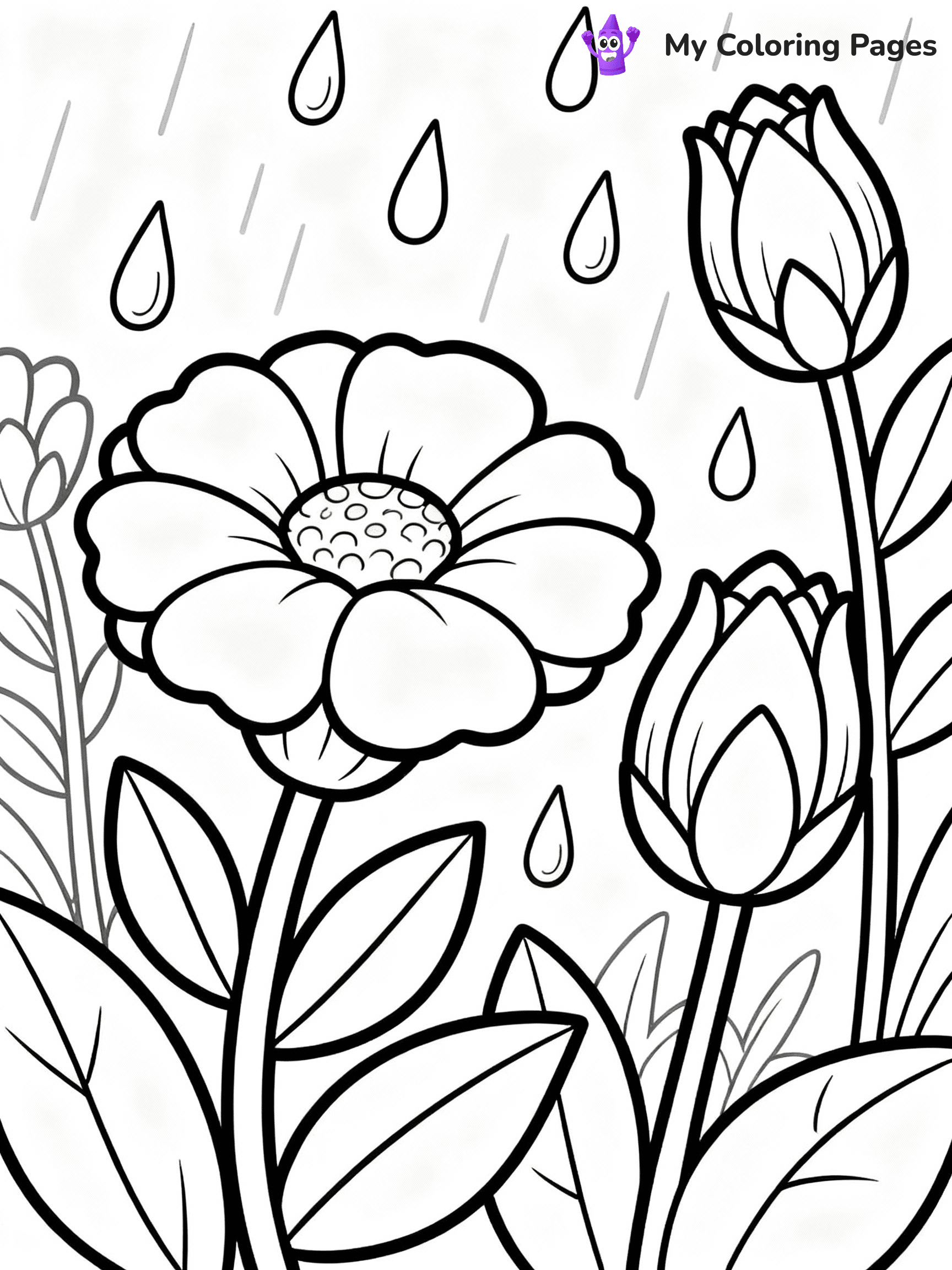 April Showers Coloring Pages - 31