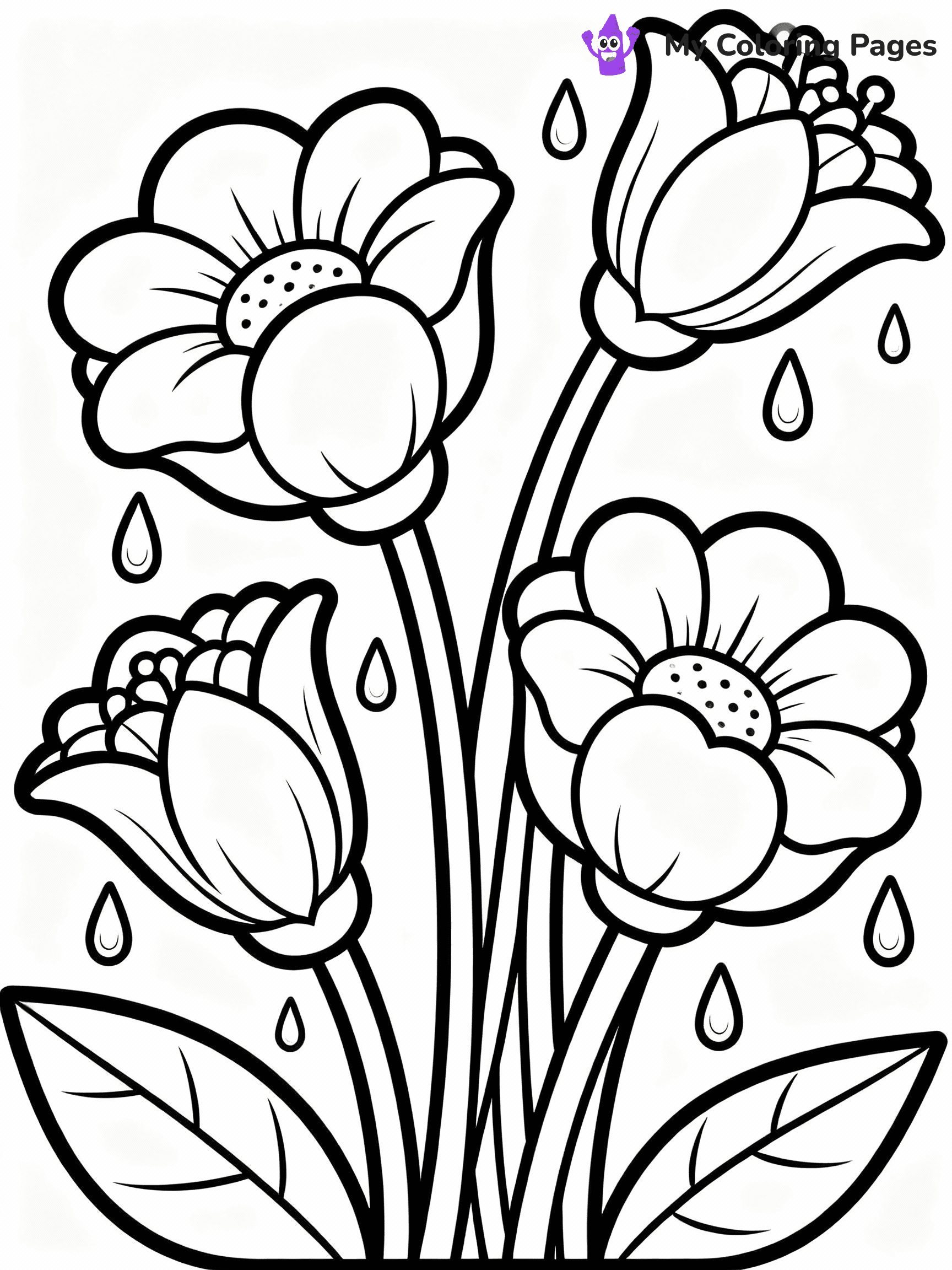 April Showers Coloring Pages - 30